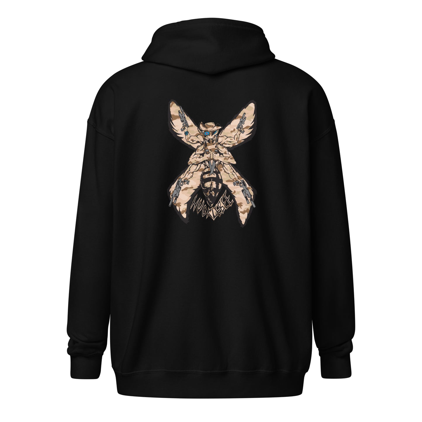 Unisex heavy blend zip hoodie "HuckleBee" Leader of the B Squad