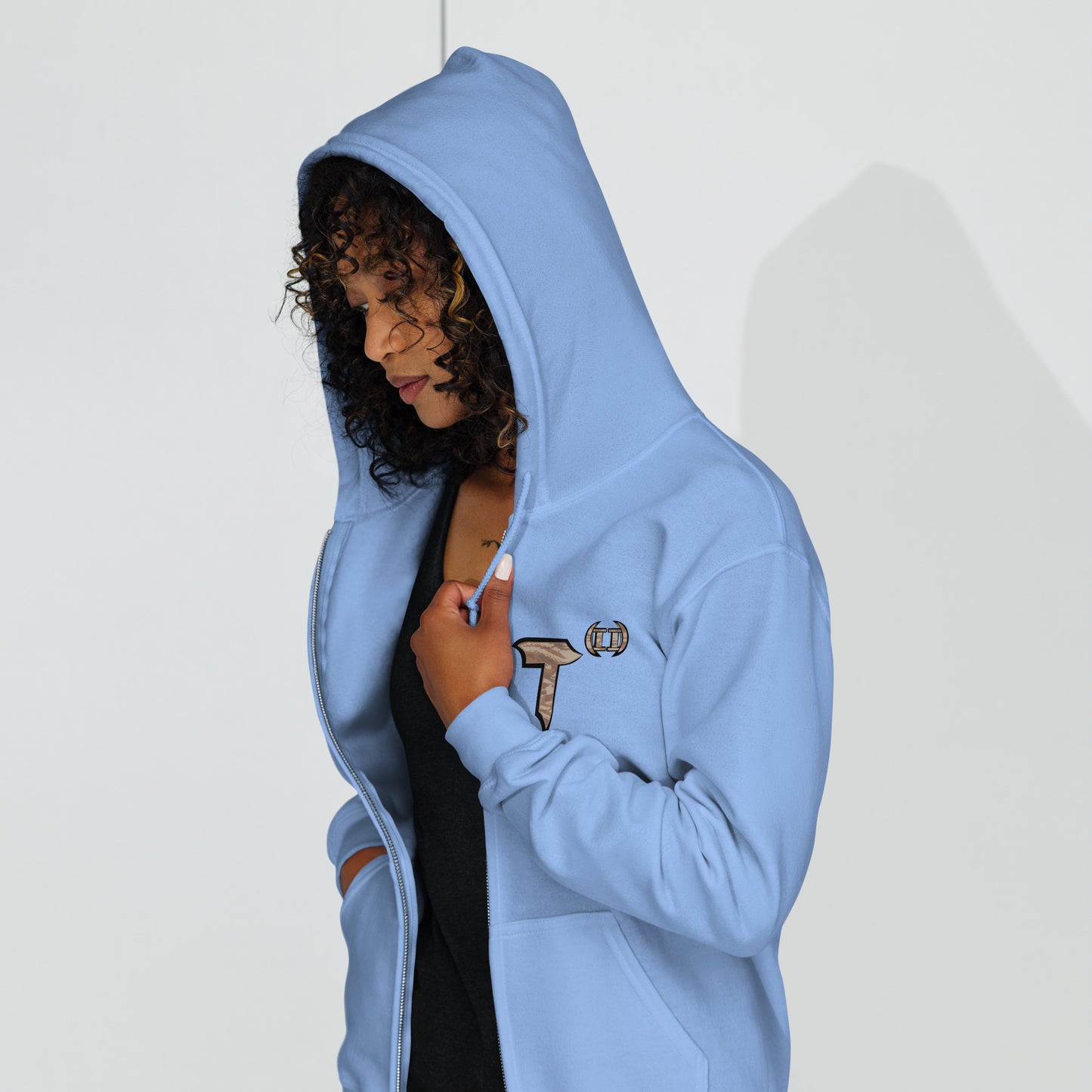 Unisex heavy blend zip hoodie "HuckleBee" Leader of the B Squad