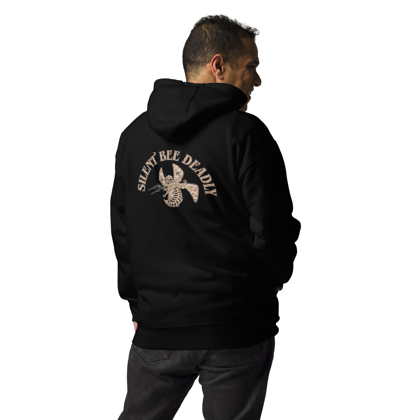 Unisex Hoodie "Silent Bee Deadly" Desert Rat Edition