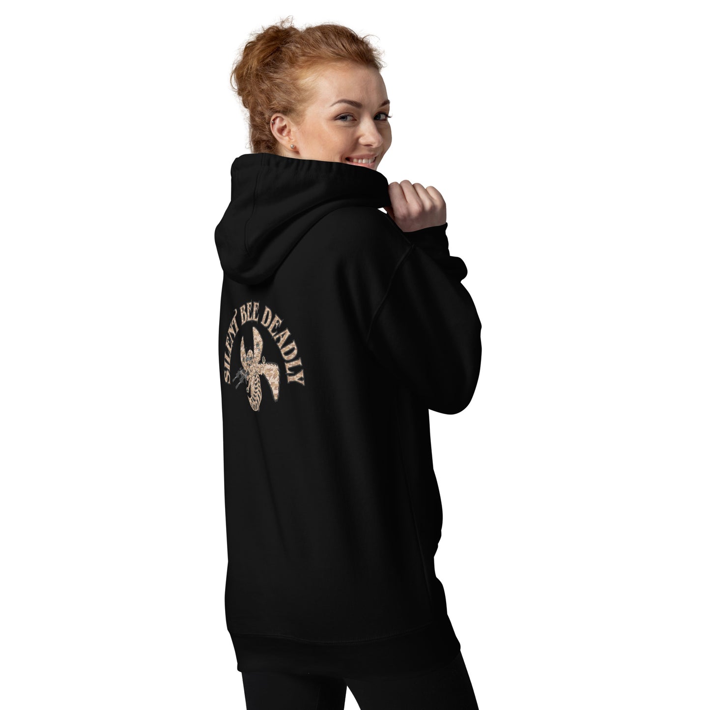 Unisex Hoodie "Silent Bee Deadly" Desert Rat Edition