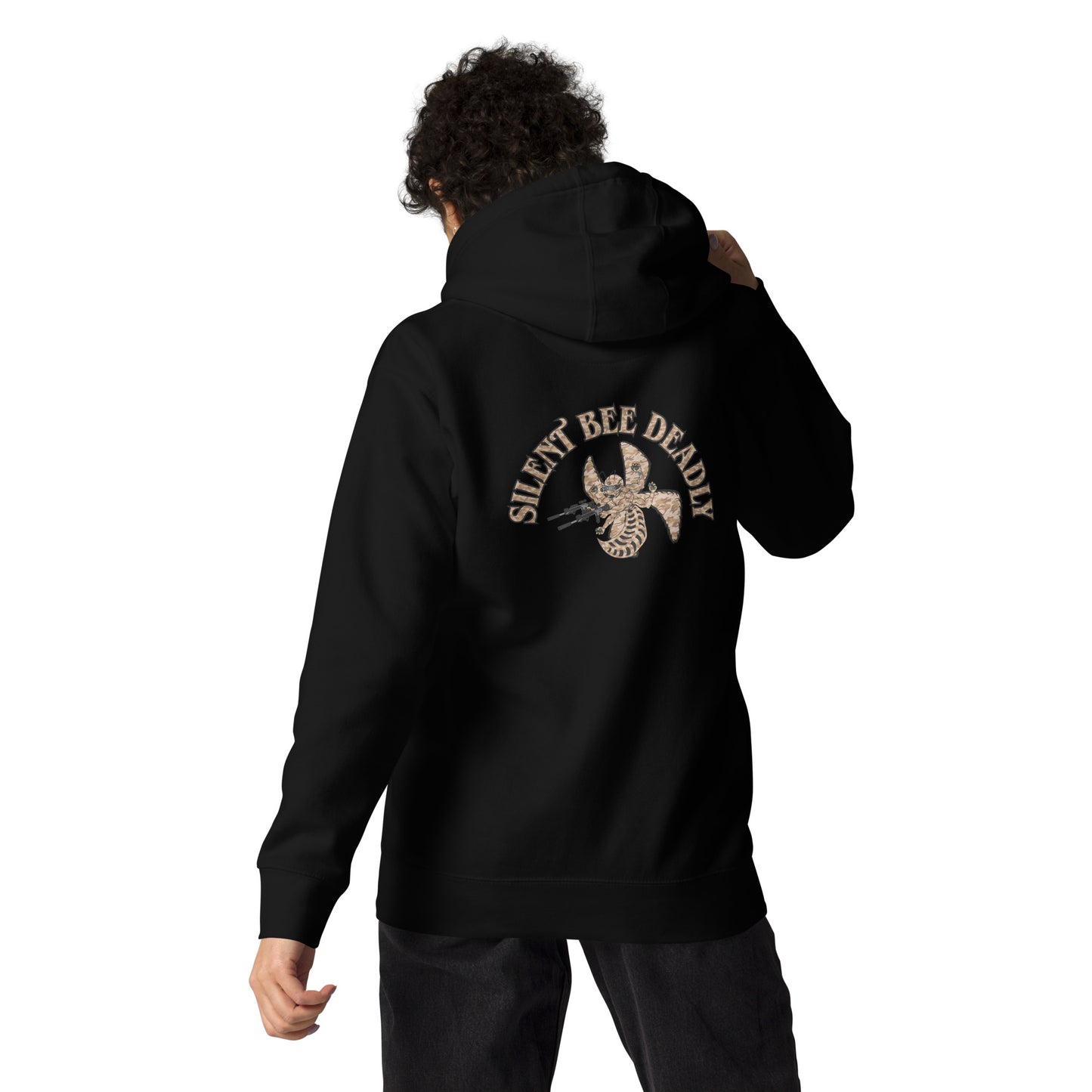 Unisex Hoodie "Silent Bee Deadly" Desert Rat Edition