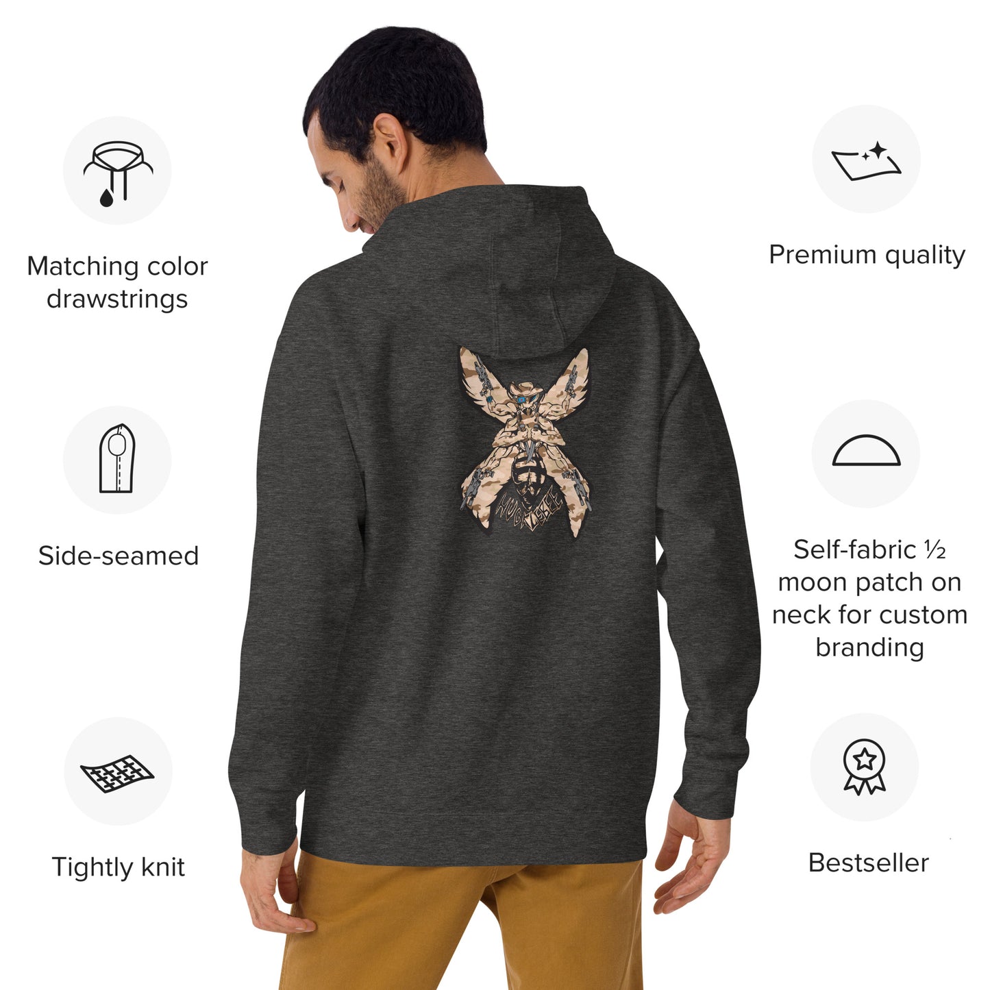 Unisex Hoodie "HuckleBee" Leader of the B Squad