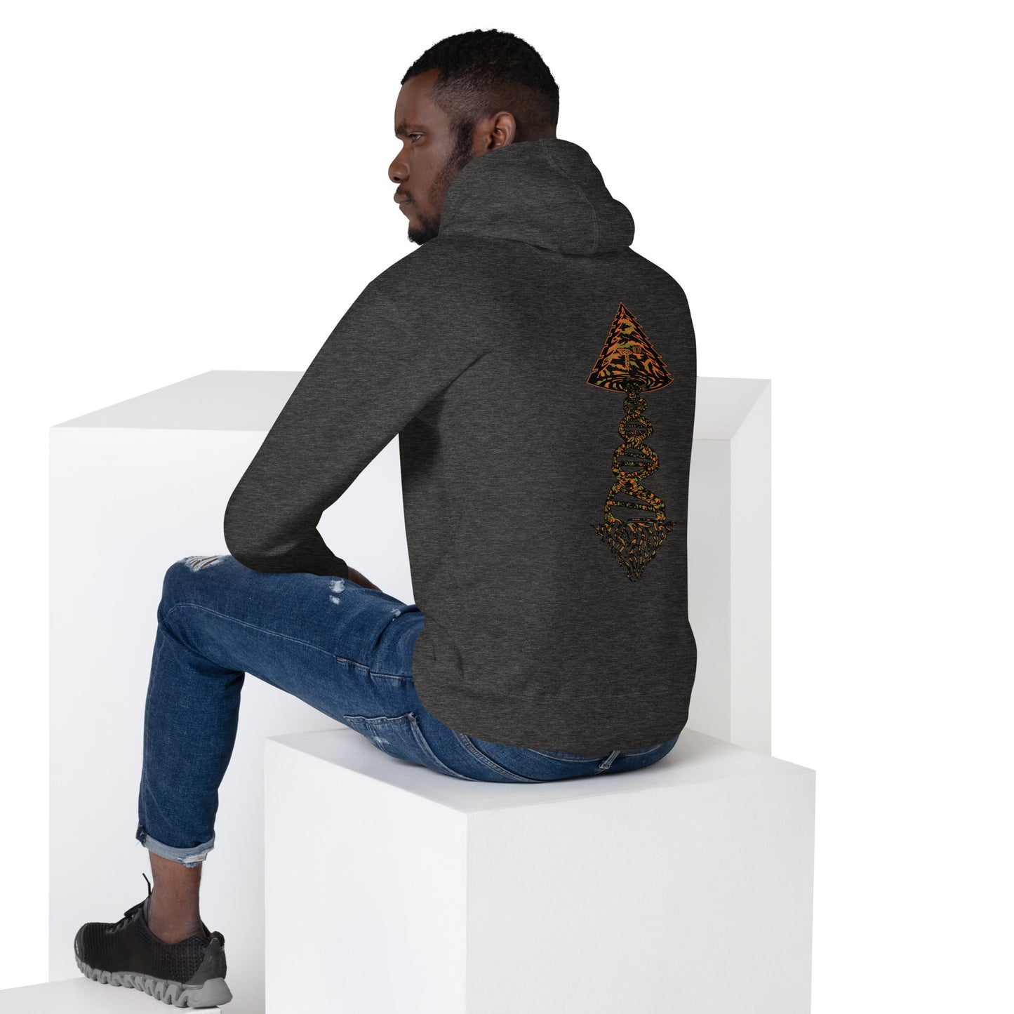 Unisex Hoodie "DNA Tree Vortex" Tiger Style Edition