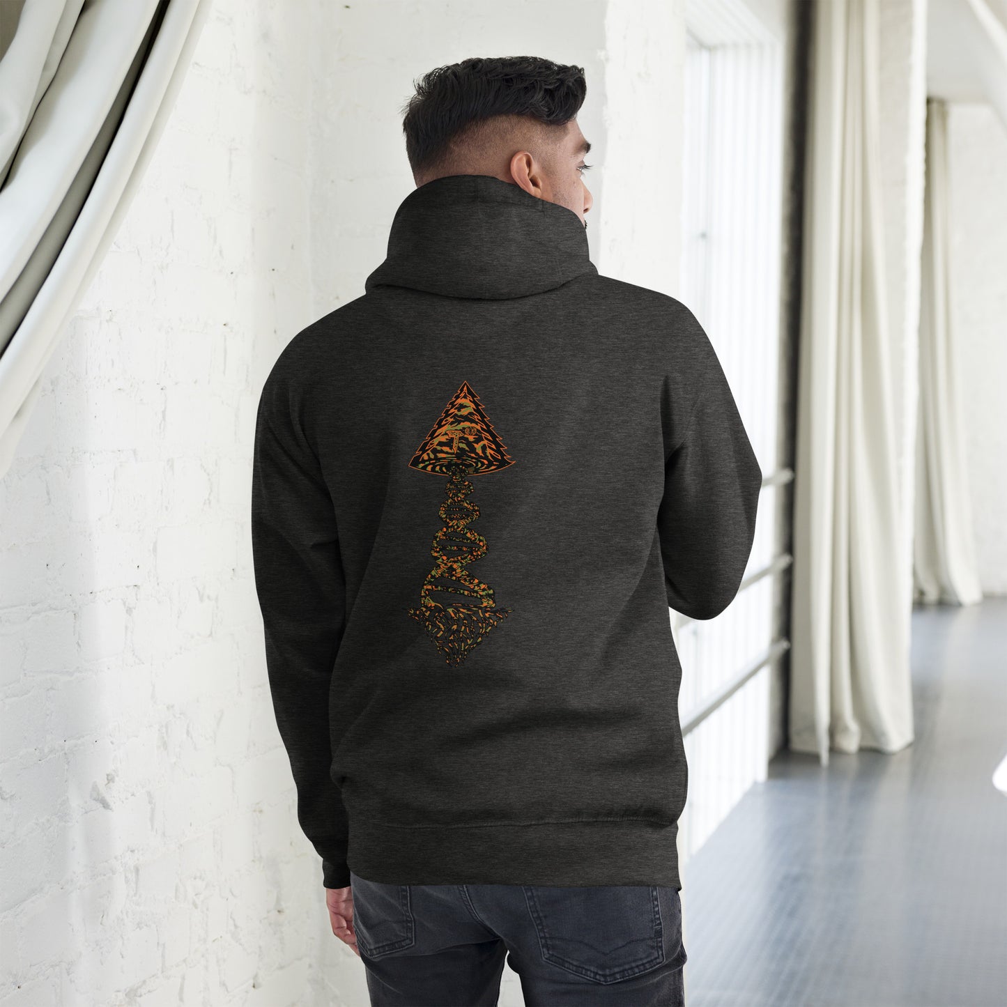Unisex Hoodie "DNA Tree Vortex" Tiger Style Edition