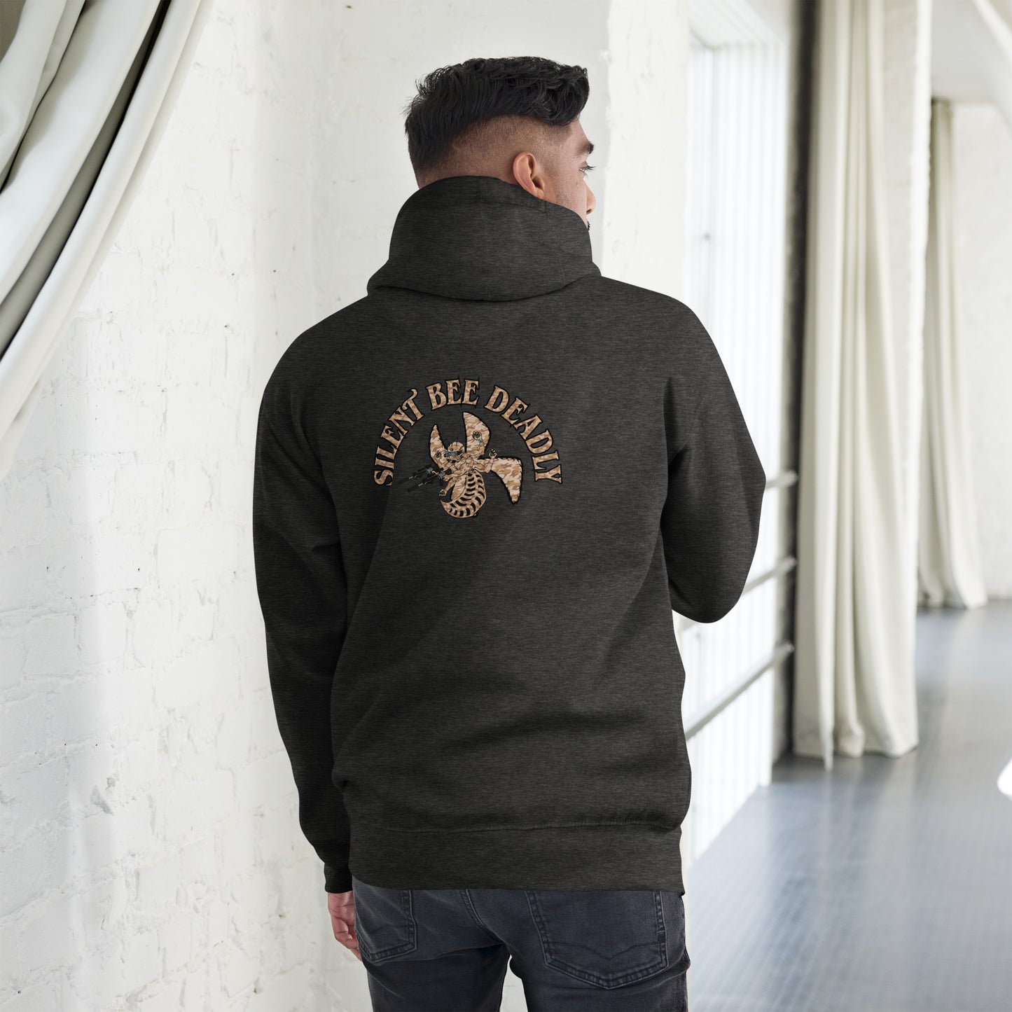 Unisex Hoodie "Silent Bee Deadly" Desert Rat Edition