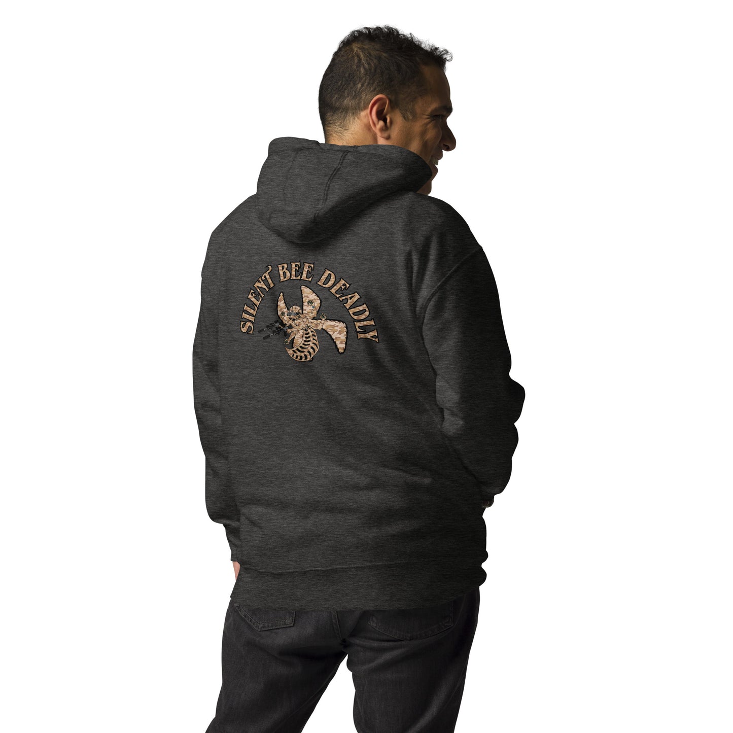 Unisex Hoodie "Silent Bee Deadly" Desert Rat Edition