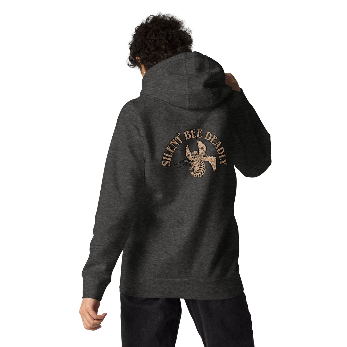 Unisex Hoodie "Silent Bee Deadly" Desert Rat Edition