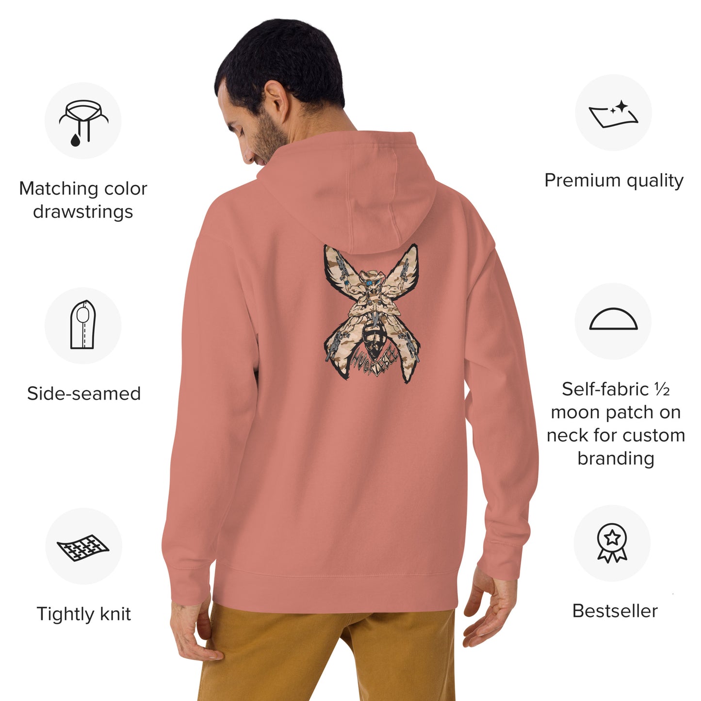 Unisex Hoodie "HuckleBee" Leader of the B Squad