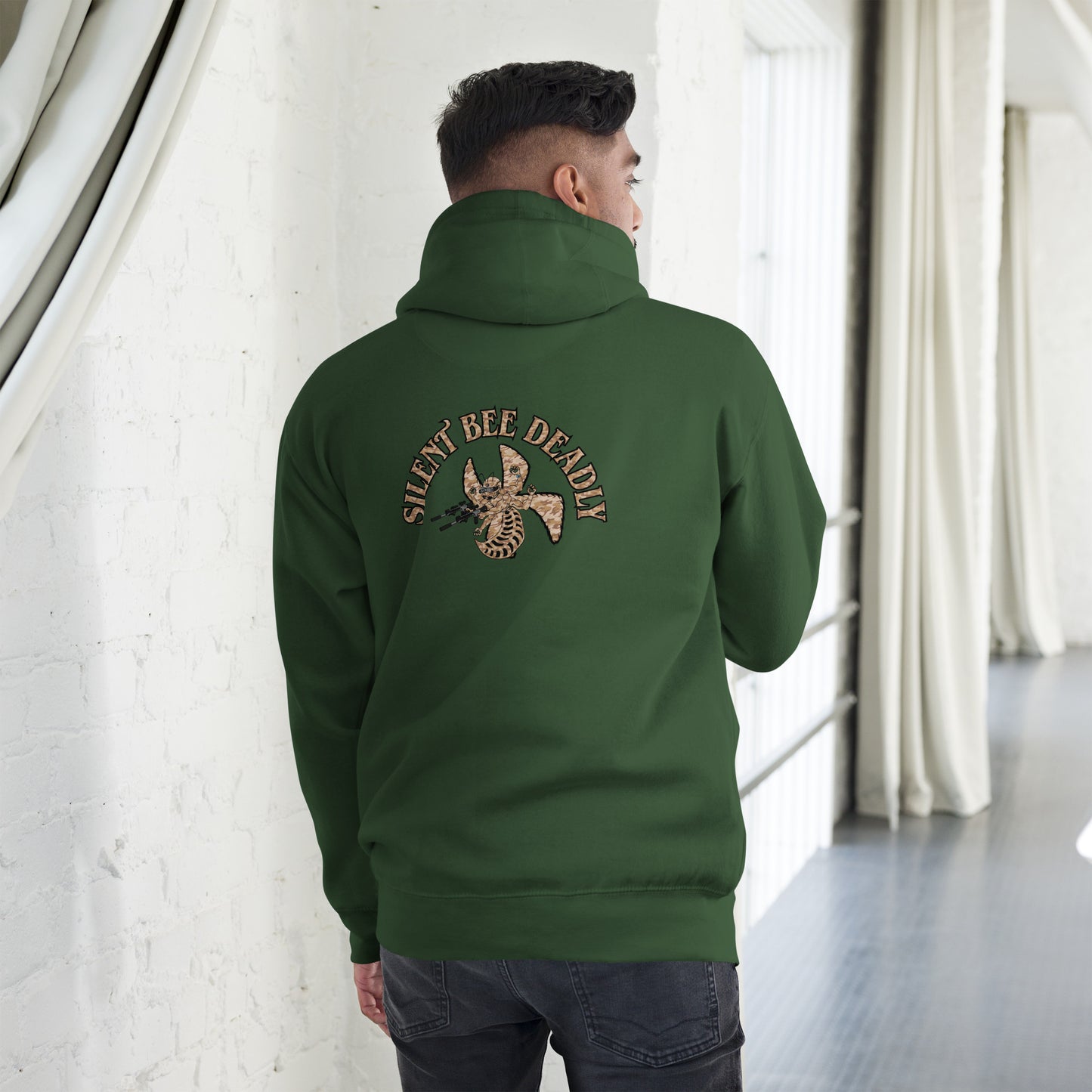 Unisex Hoodie "Silent Bee Deadly" Desert Rat Edition