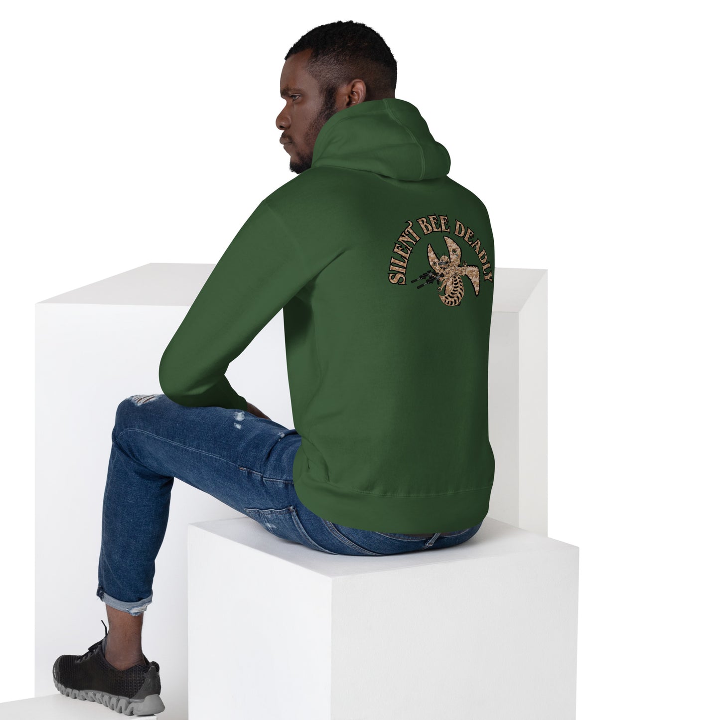 Unisex Hoodie "Silent Bee Deadly" Desert Rat Edition