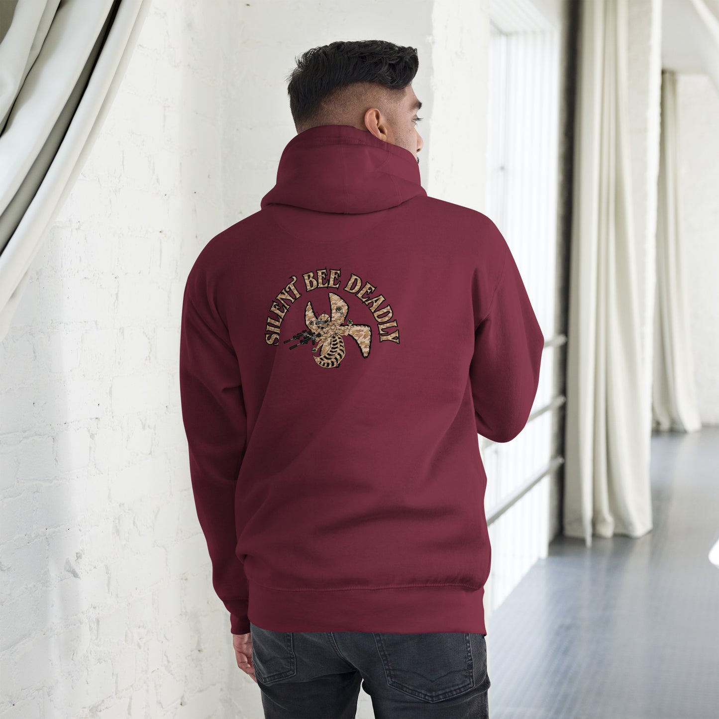 Unisex Hoodie "Silent Bee Deadly" Desert Rat Edition