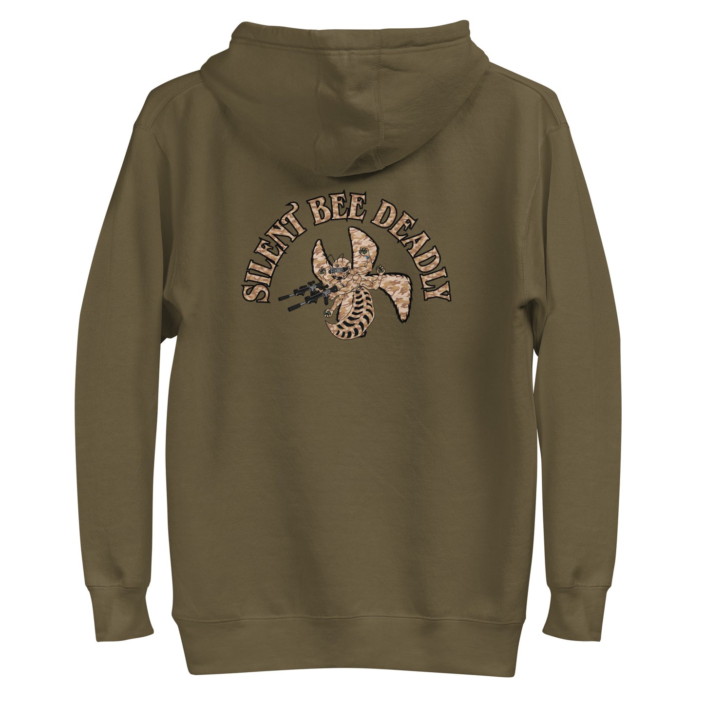 Unisex Hoodie "Silent Bee Deadly" Desert Rat Edition