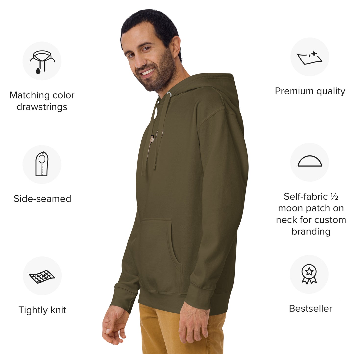 Unisex Hoodie "HuckleBee" Leader of the B Squad