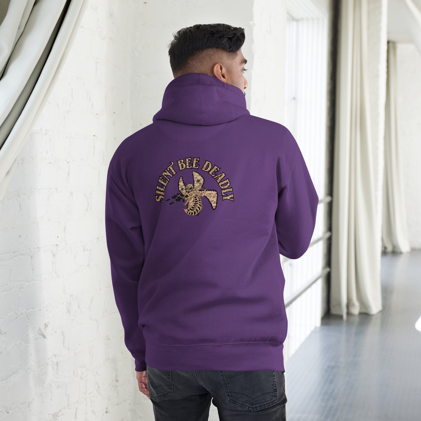 Unisex Hoodie "Silent Bee Deadly" Desert Rat Edition