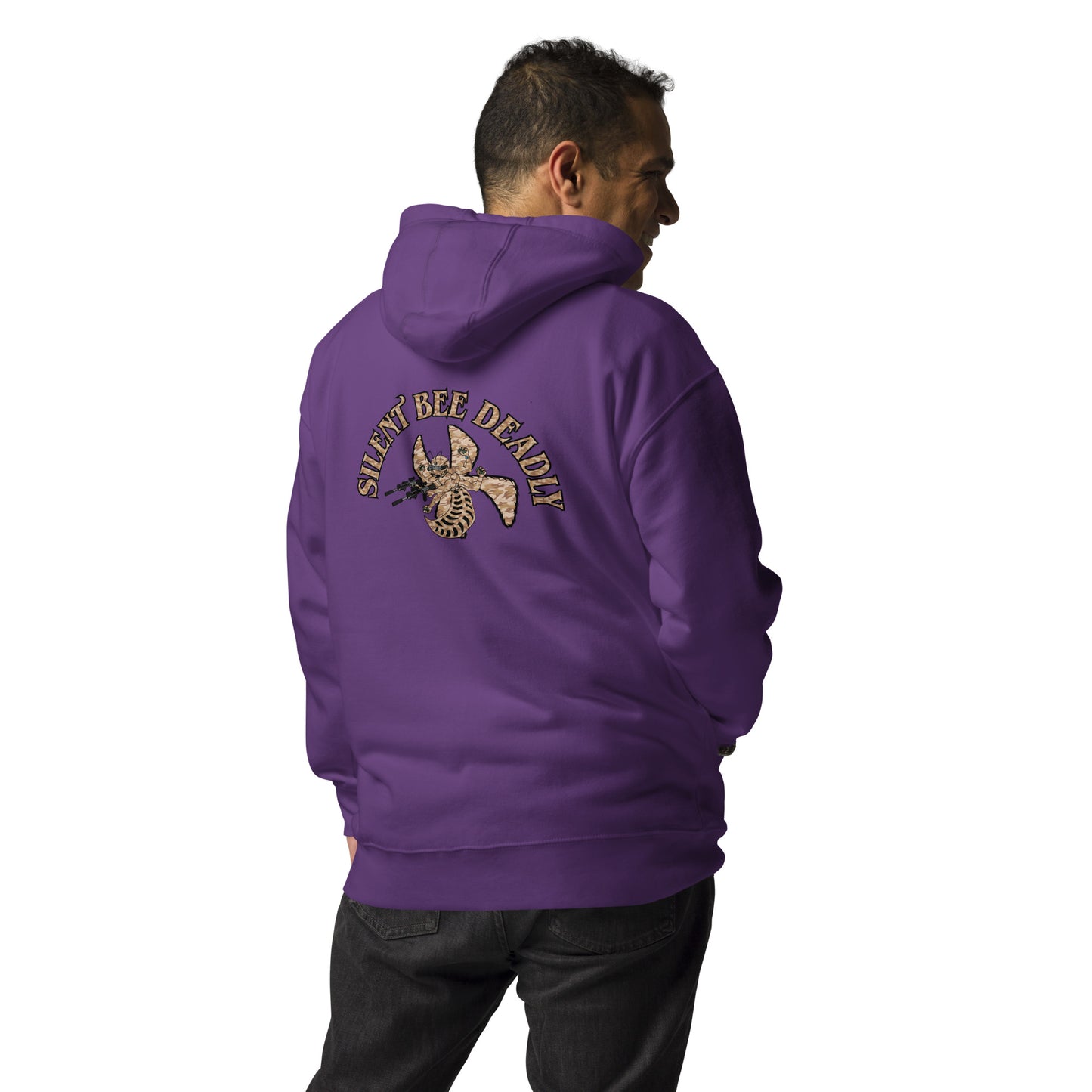 Unisex Hoodie "Silent Bee Deadly" Desert Rat Edition