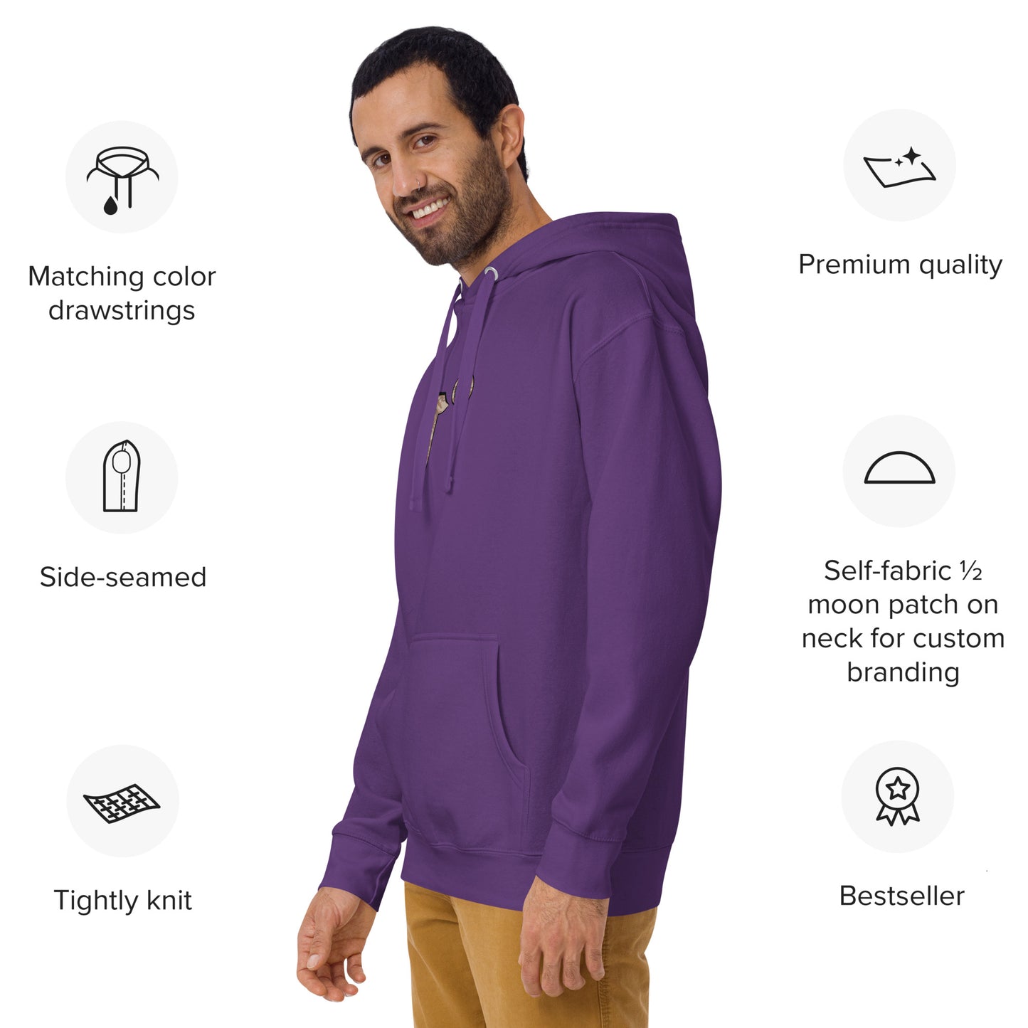 Unisex Hoodie "HuckleBee" Leader of the B Squad