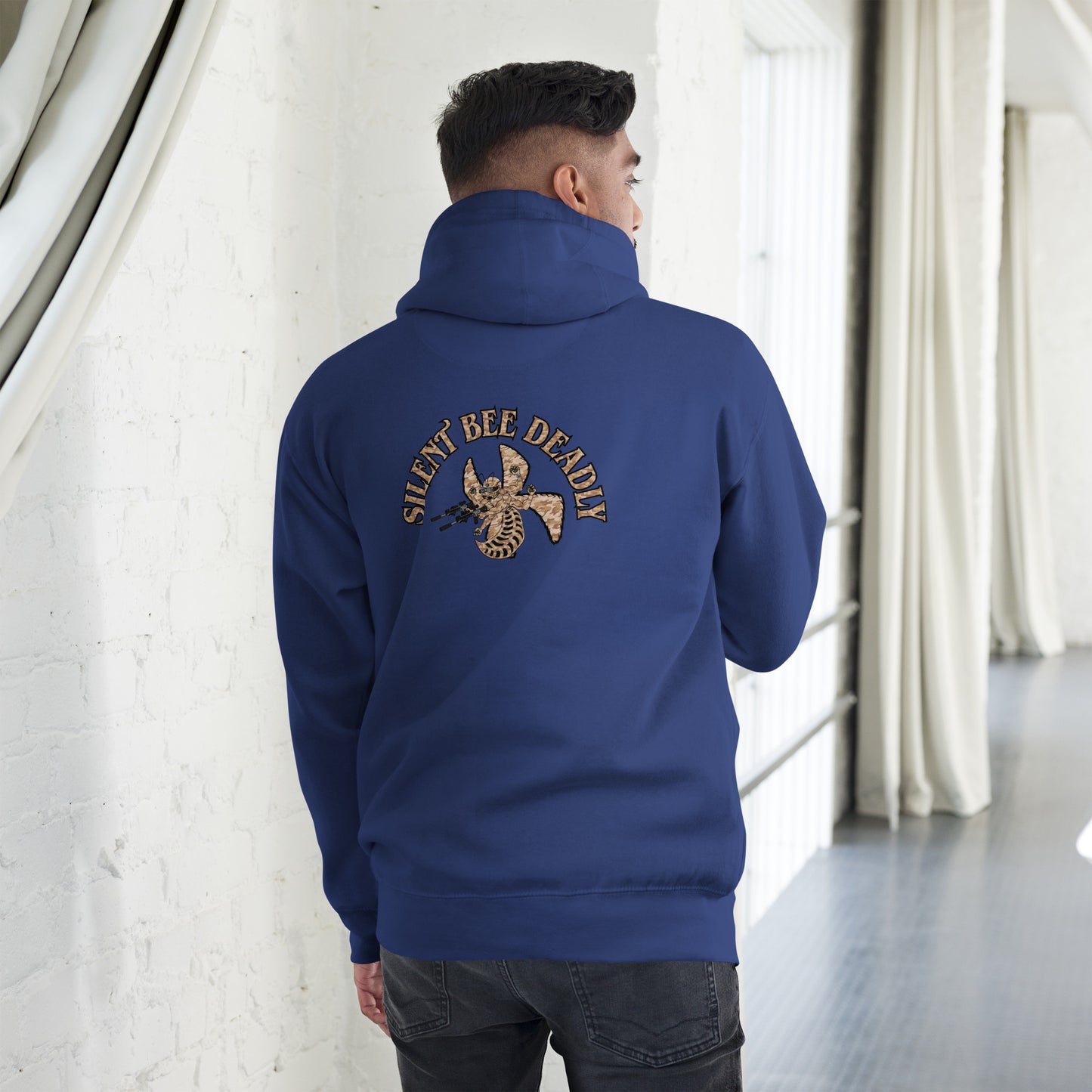 Unisex Hoodie "Silent Bee Deadly" Desert Rat Edition