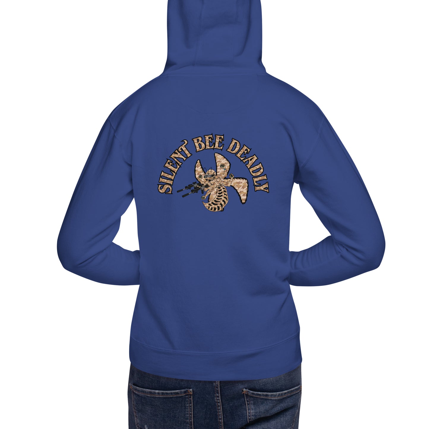 Unisex Hoodie "Silent Bee Deadly" Desert Rat Edition