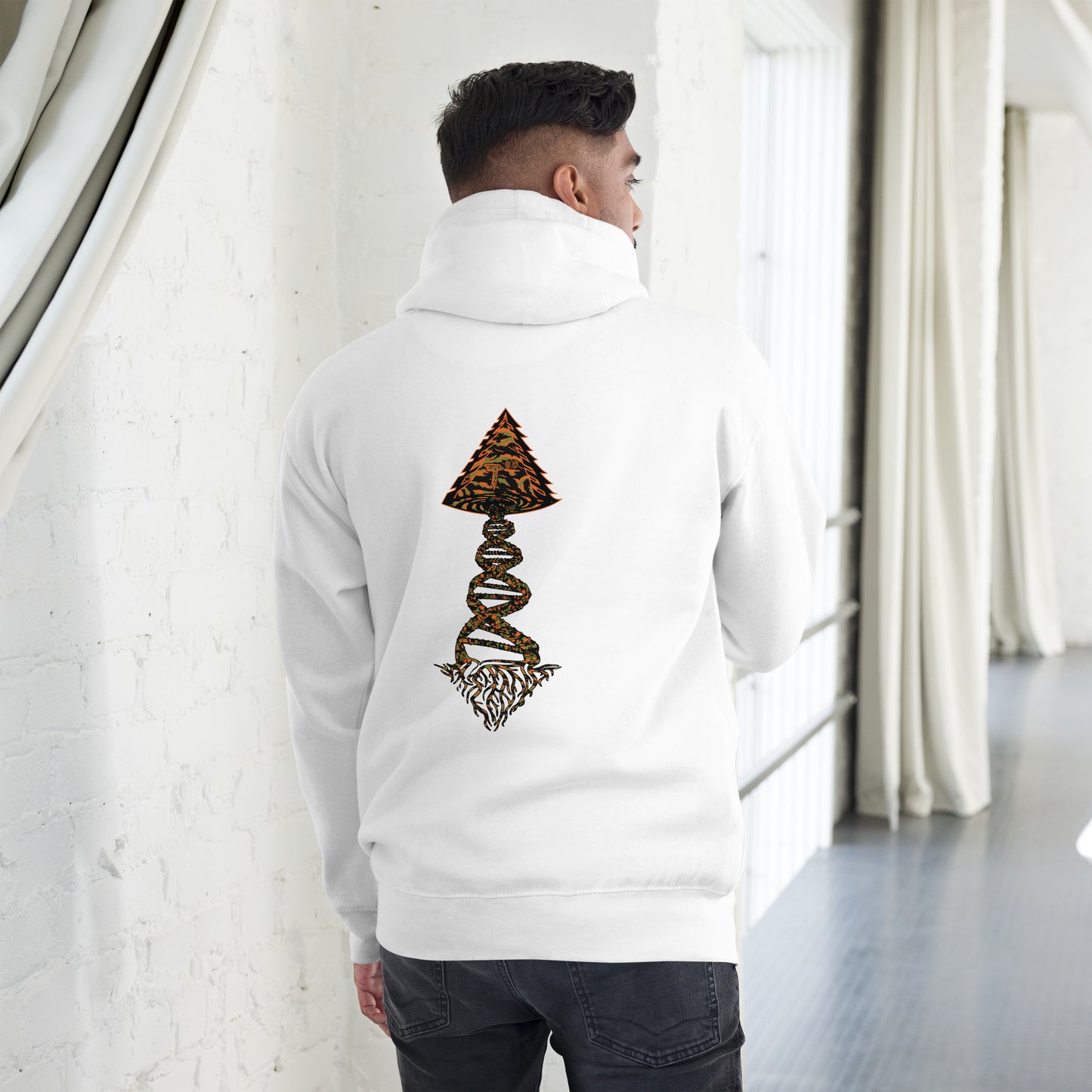Unisex Hoodie "DNA Tree Vortex" Tiger Style Edition