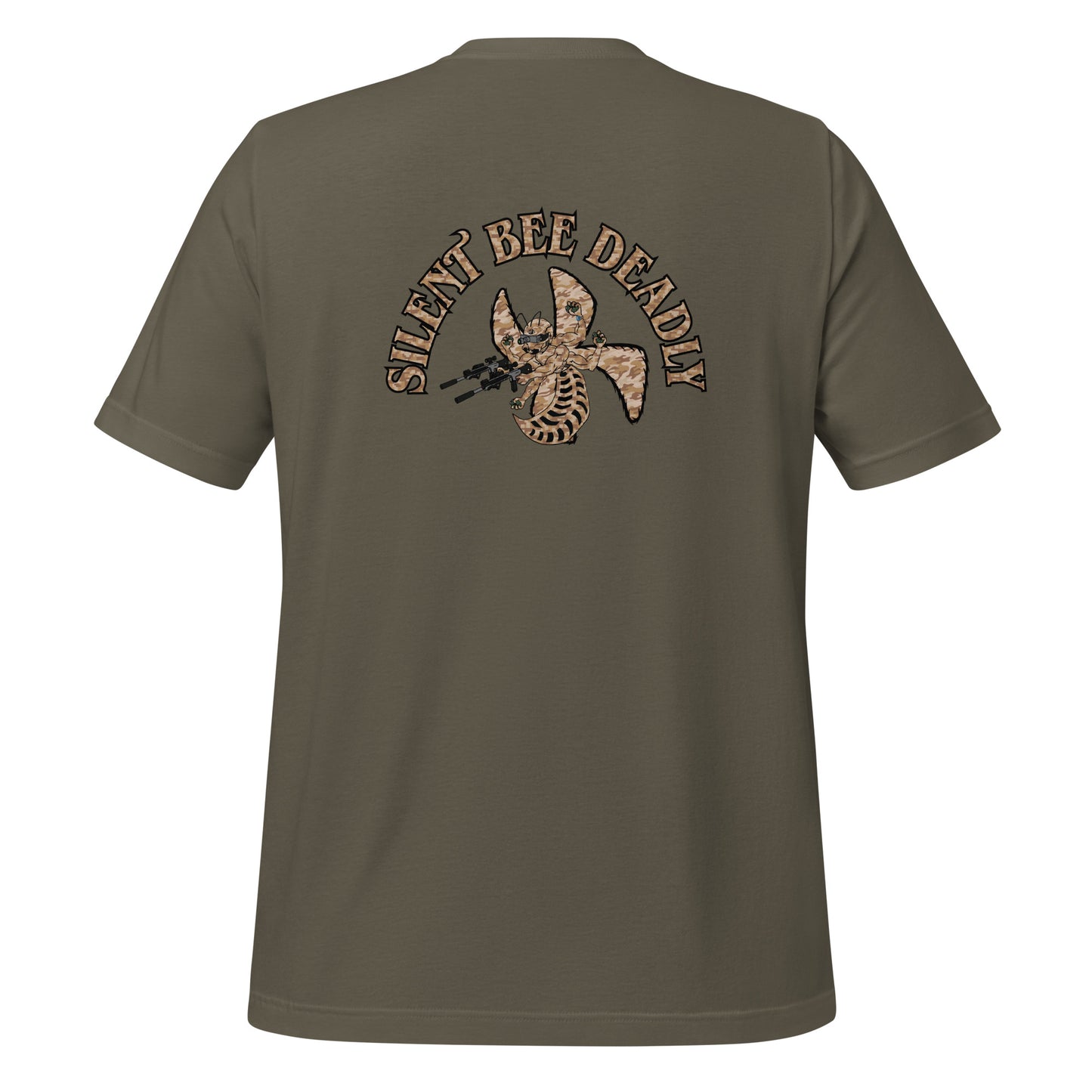 Unisex t-shirt "Silent Bee Deadly" Desert Rat Edition