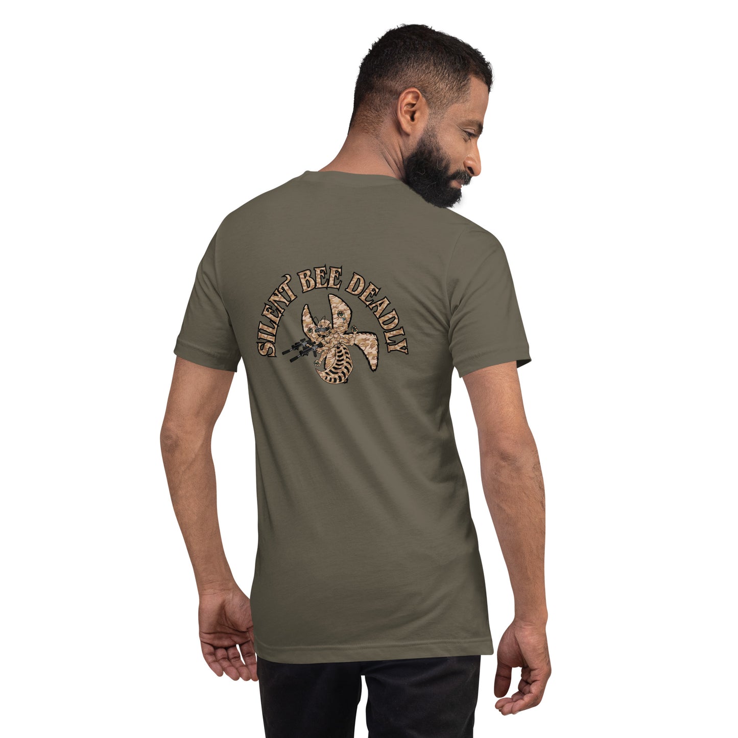 Unisex t-shirt "Silent Bee Deadly" Desert Rat Edition