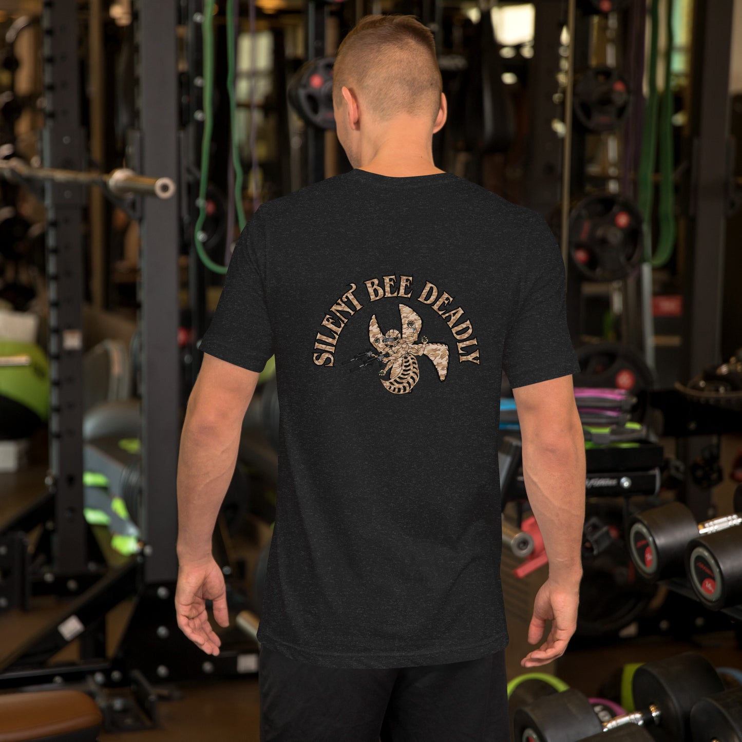 Unisex t-shirt "Silent Bee Deadly" Desert Rat Edition