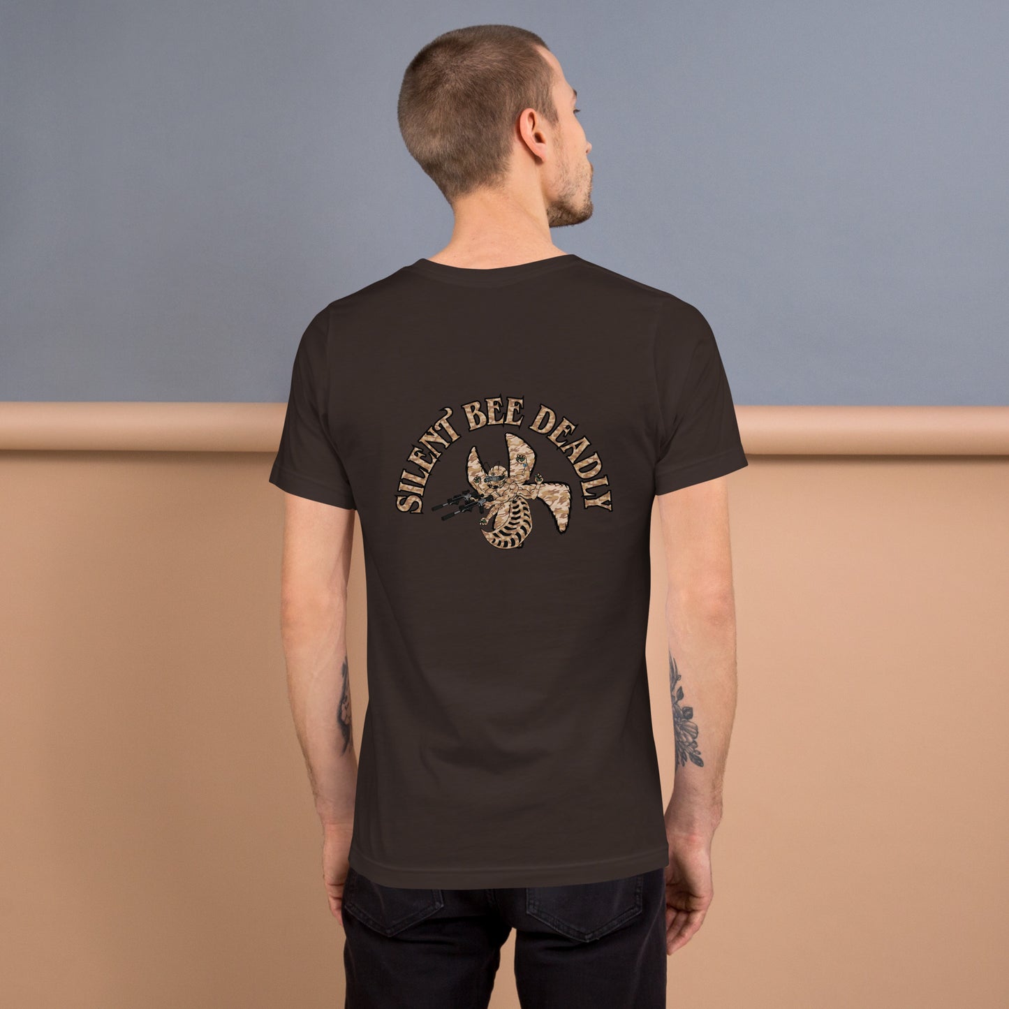 Unisex t-shirt "Silent Bee Deadly" Desert Rat Edition