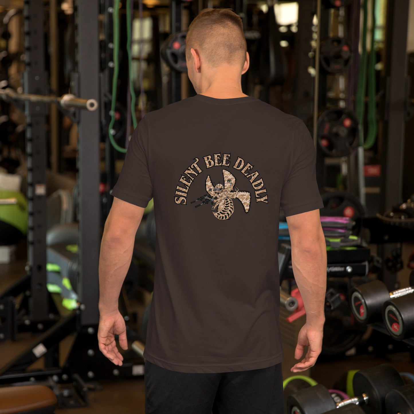 Unisex t-shirt "Silent Bee Deadly" Desert Rat Edition