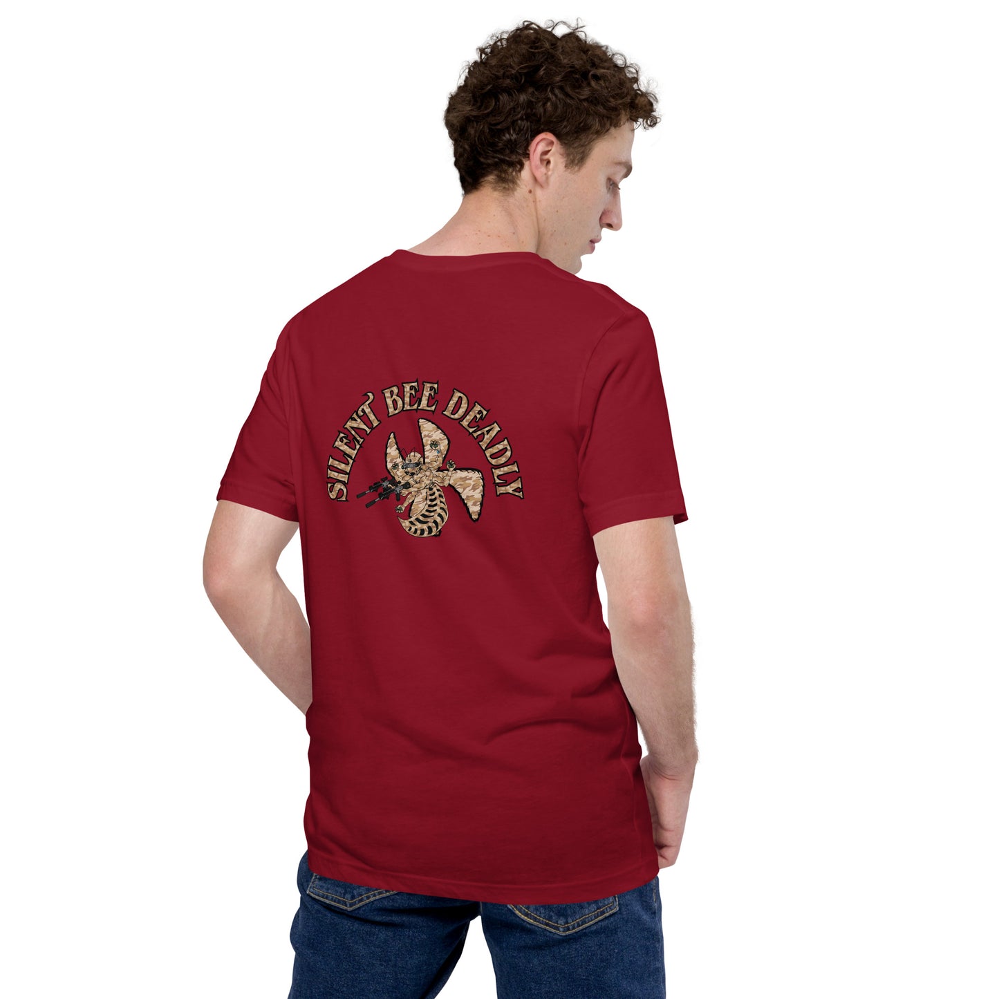 Unisex t-shirt "Silent Bee Deadly" Desert Rat Edition