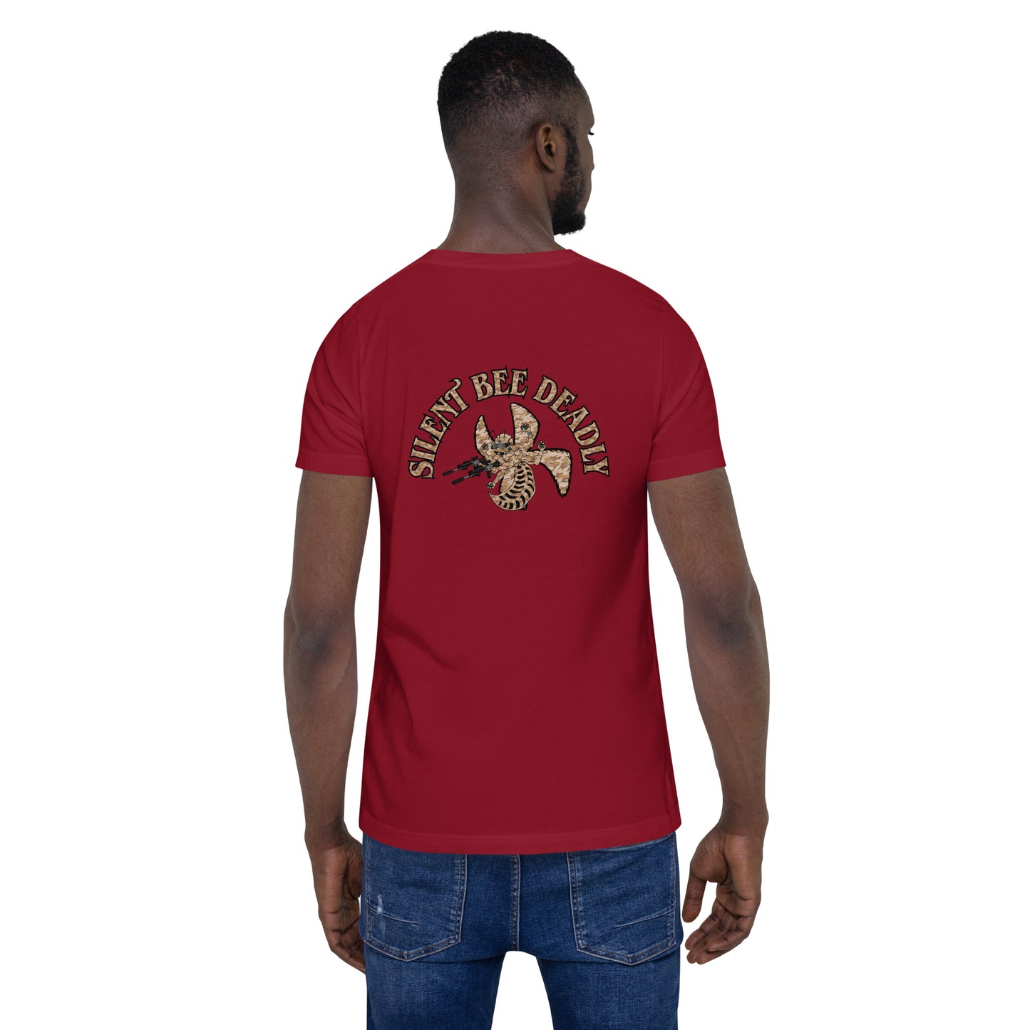 Unisex t-shirt "Silent Bee Deadly" Desert Rat Edition
