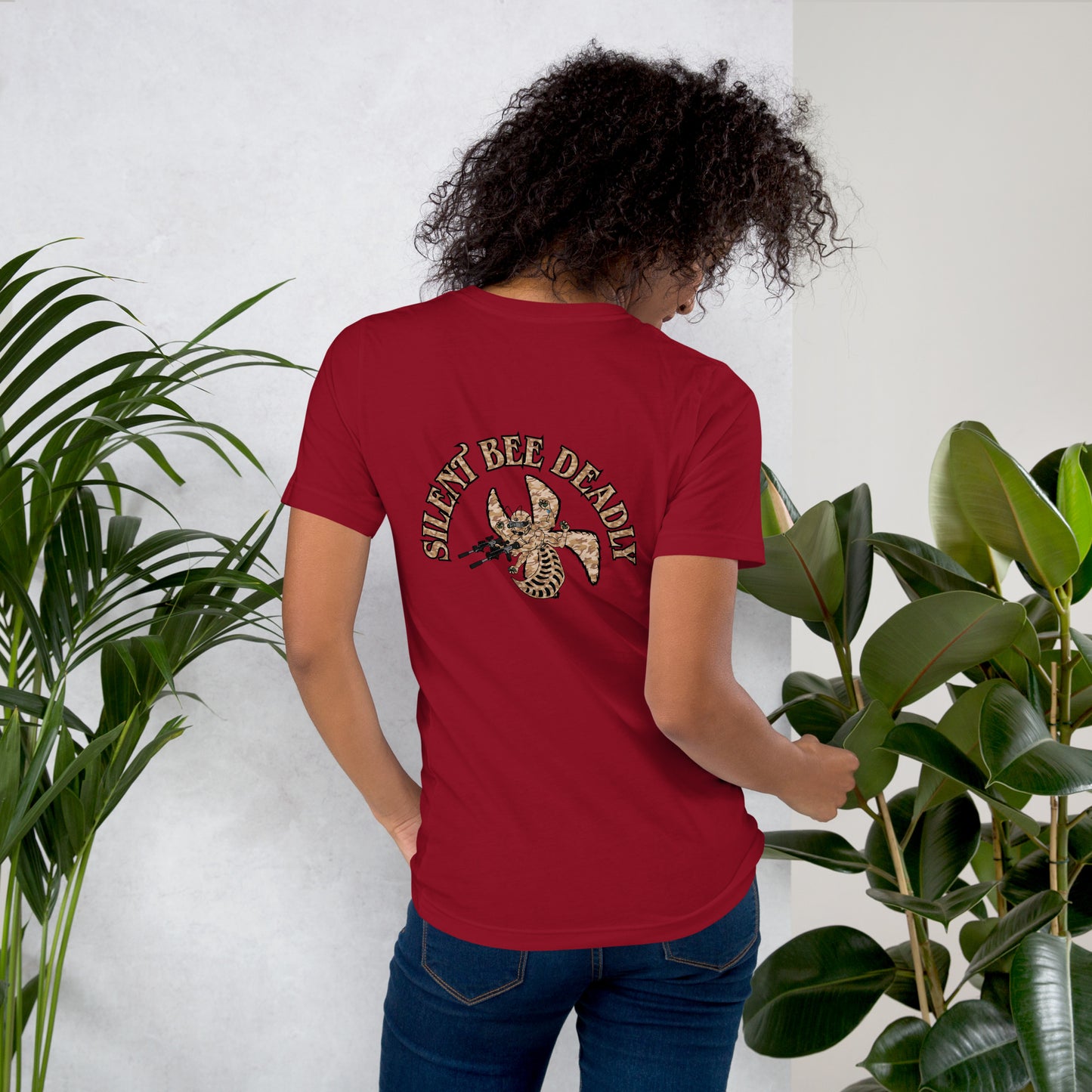 Unisex t-shirt "Silent Bee Deadly" Desert Rat Edition