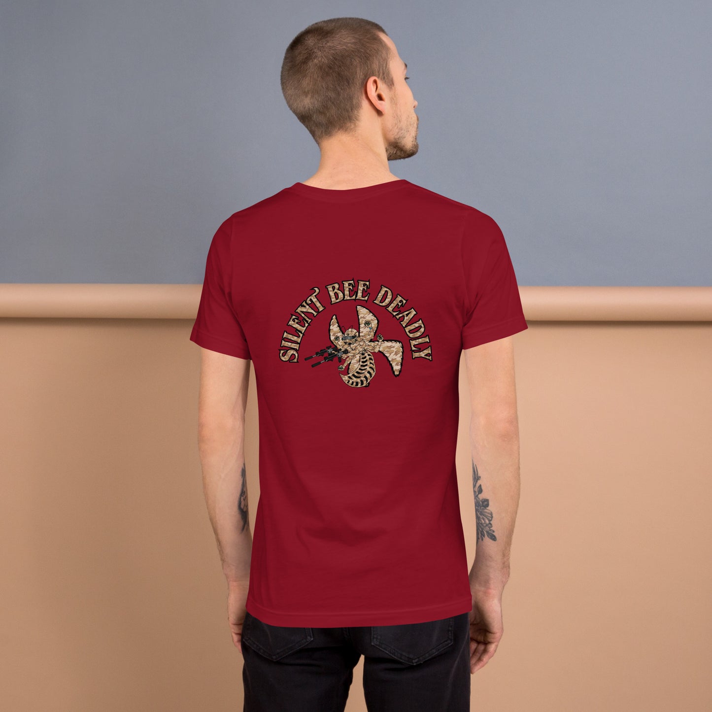 Unisex t-shirt "Silent Bee Deadly" Desert Rat Edition