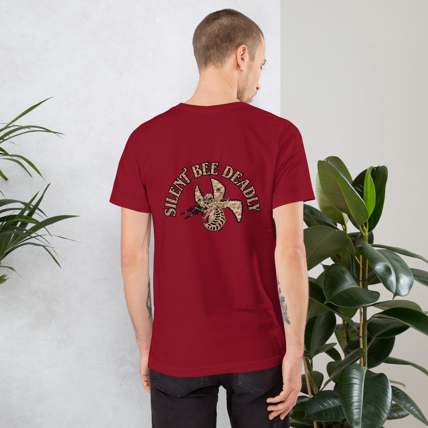 Unisex t-shirt "Silent Bee Deadly" Desert Rat Edition