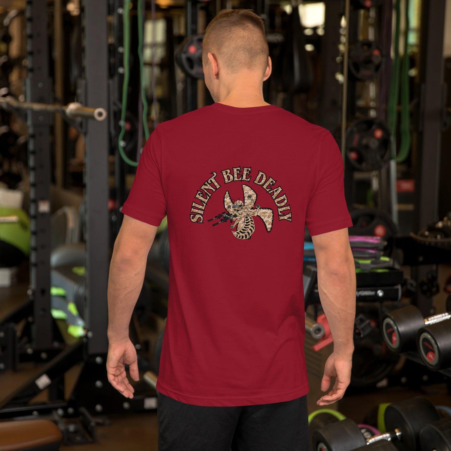Unisex t-shirt "Silent Bee Deadly" Desert Rat Edition