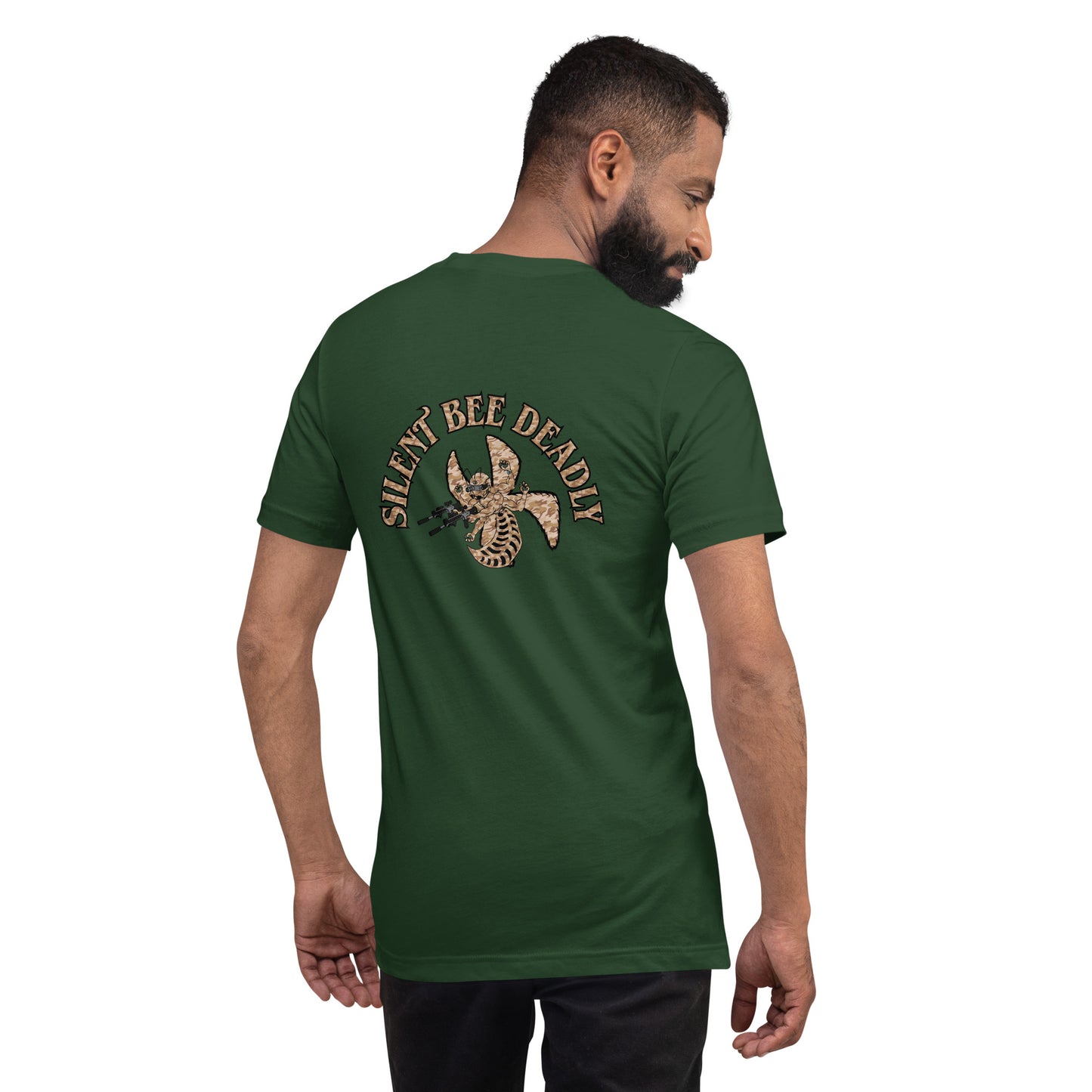 Unisex t-shirt "Silent Bee Deadly" Desert Rat Edition