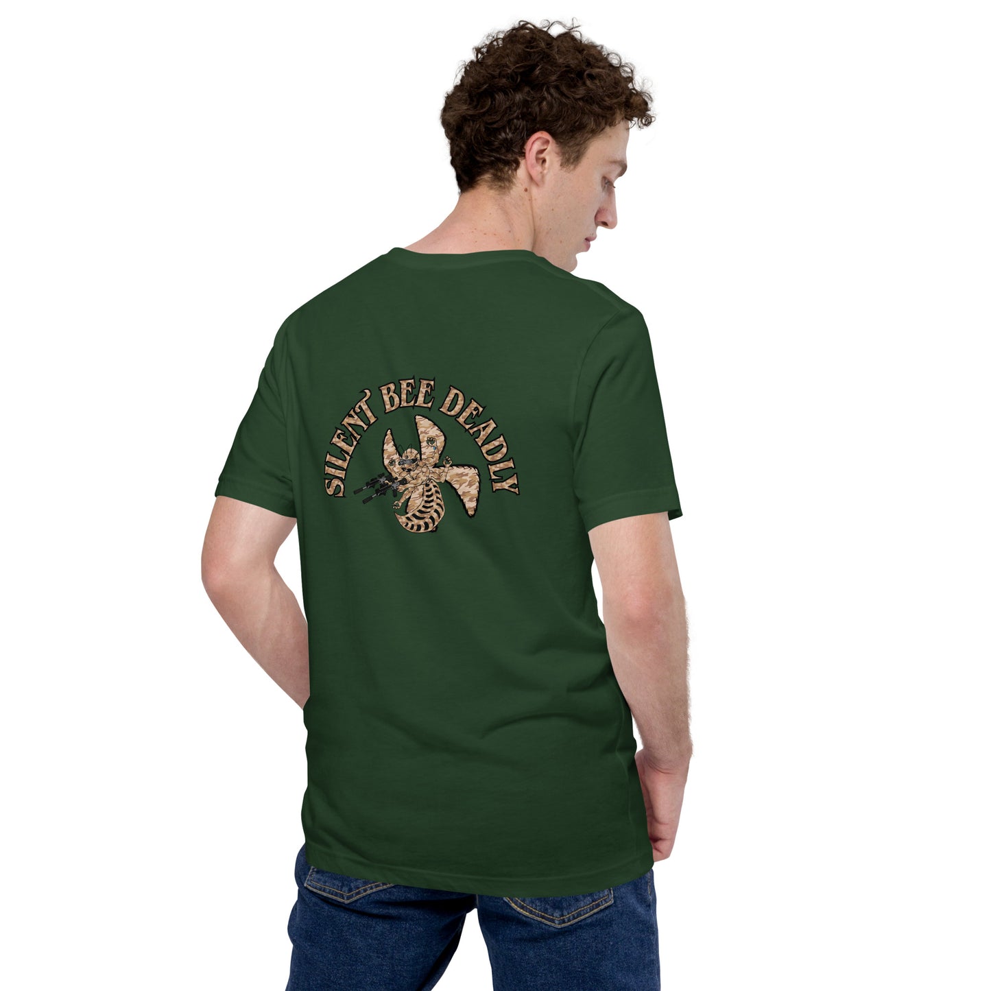 Unisex t-shirt "Silent Bee Deadly" Desert Rat Edition