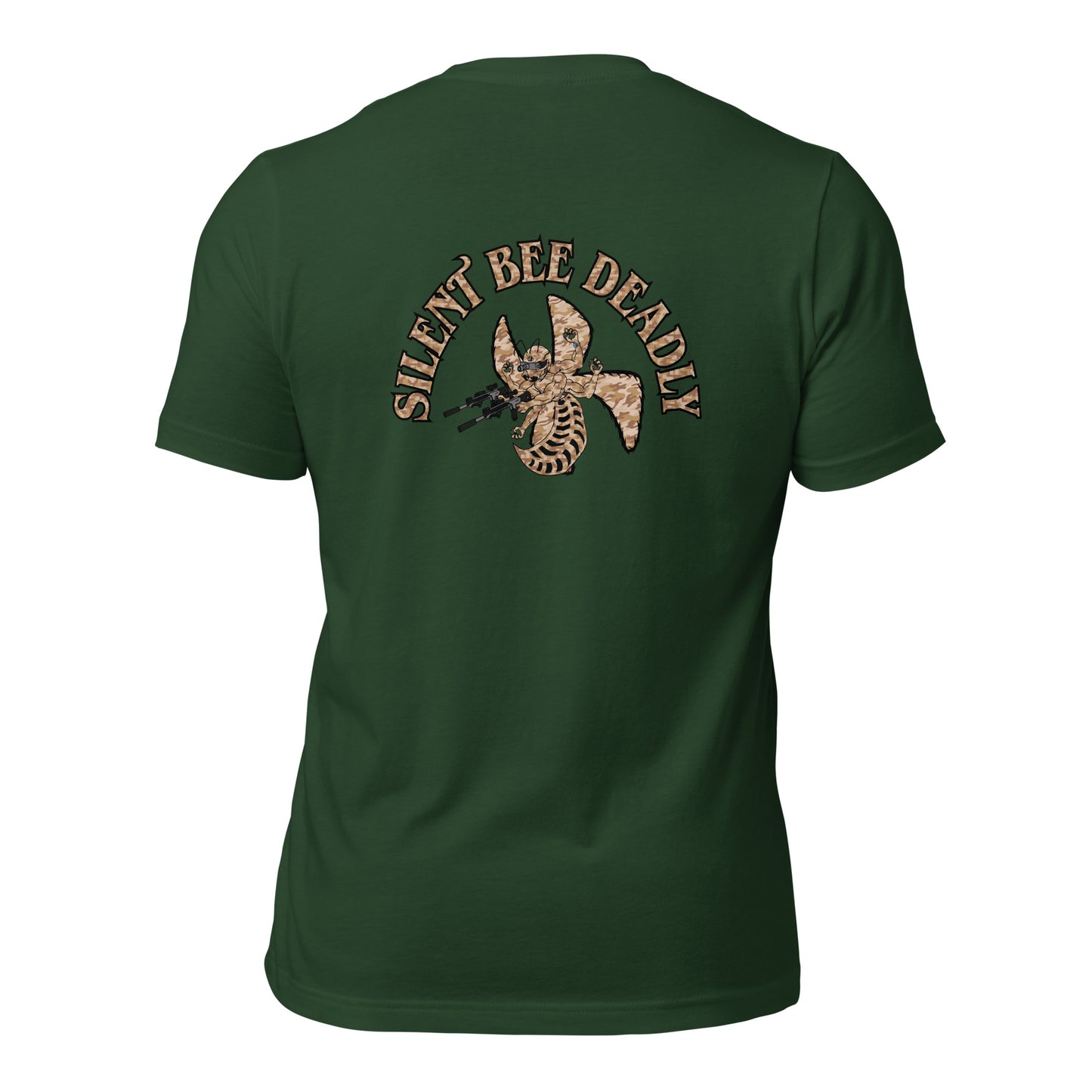 Unisex t-shirt "Silent Bee Deadly" Desert Rat Edition