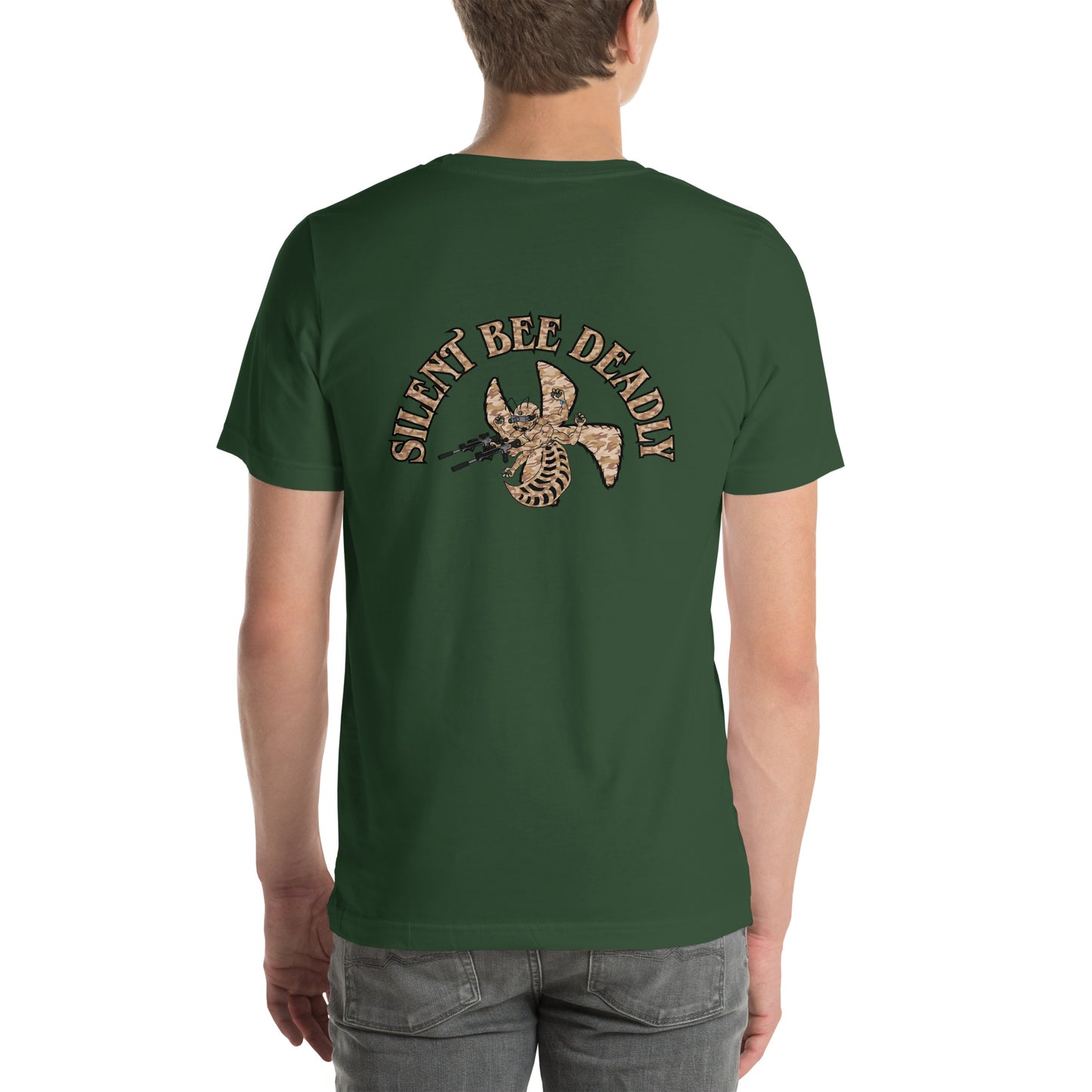 Unisex t-shirt "Silent Bee Deadly" Desert Rat Edition