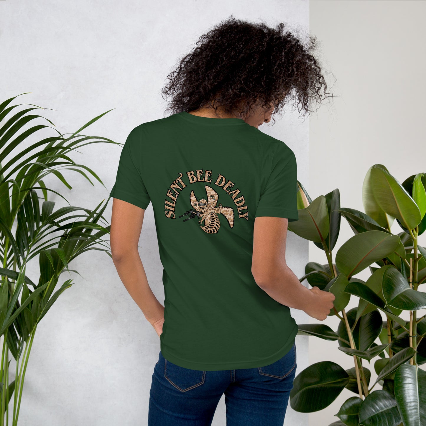 Unisex t-shirt "Silent Bee Deadly" Desert Rat Edition
