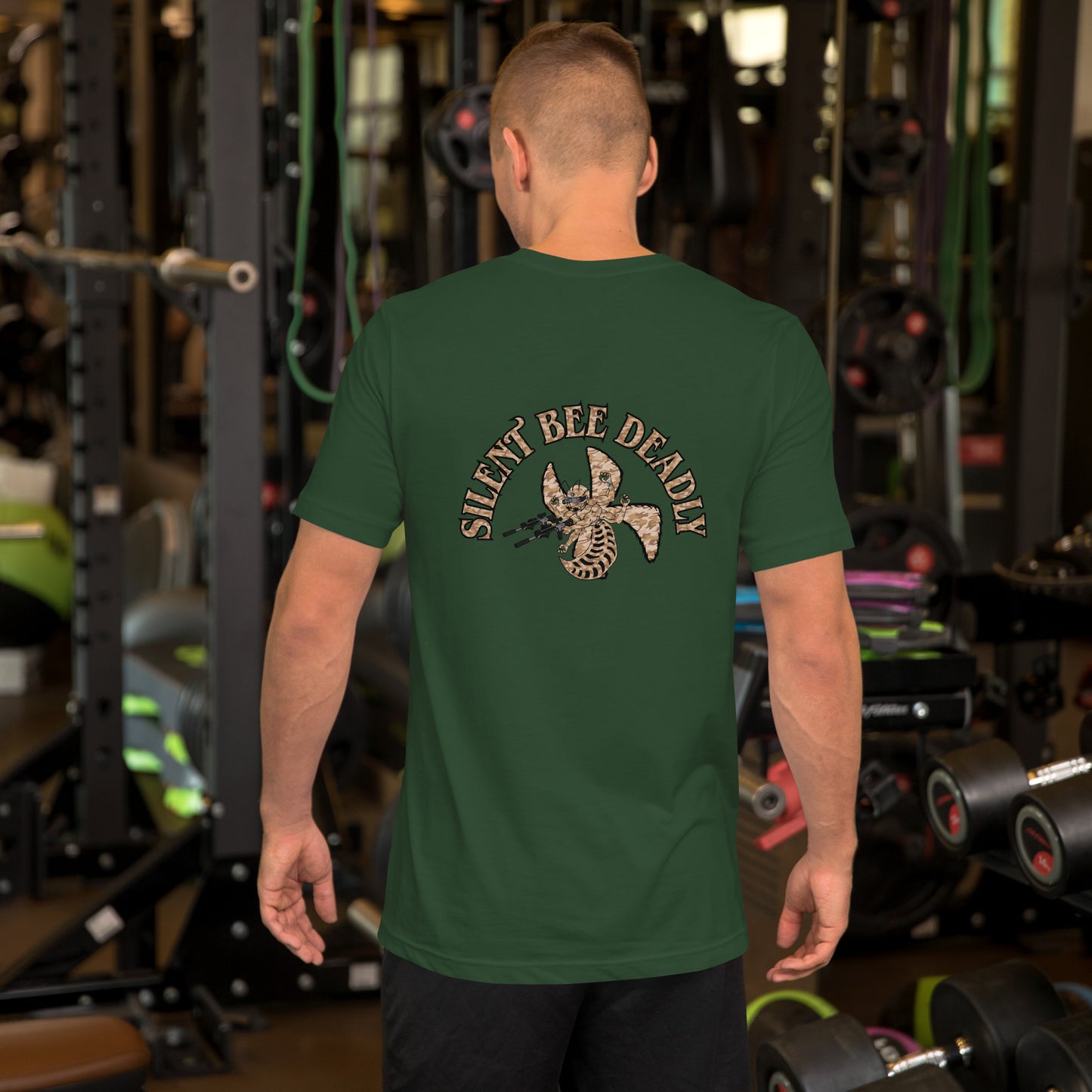 Unisex t-shirt "Silent Bee Deadly" Desert Rat Edition