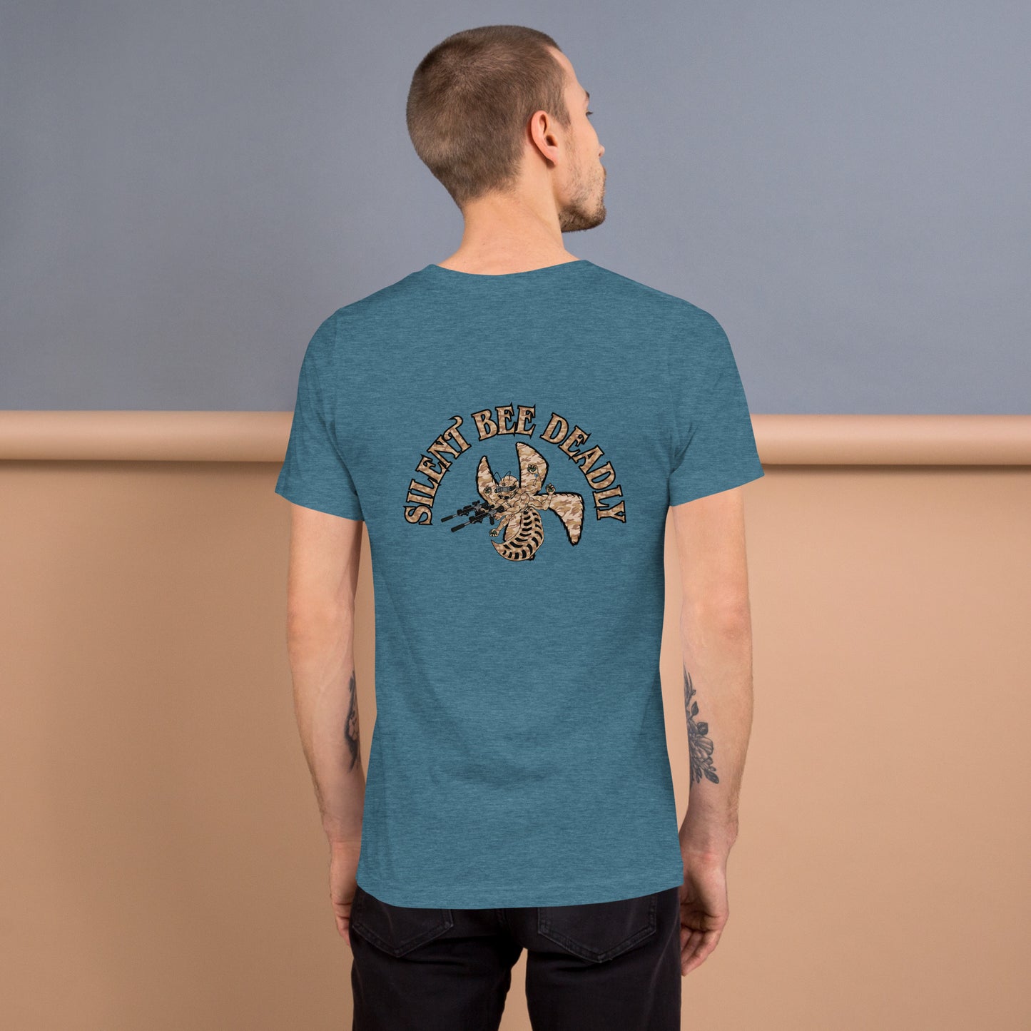 Unisex t-shirt "Silent Bee Deadly" Desert Rat Edition