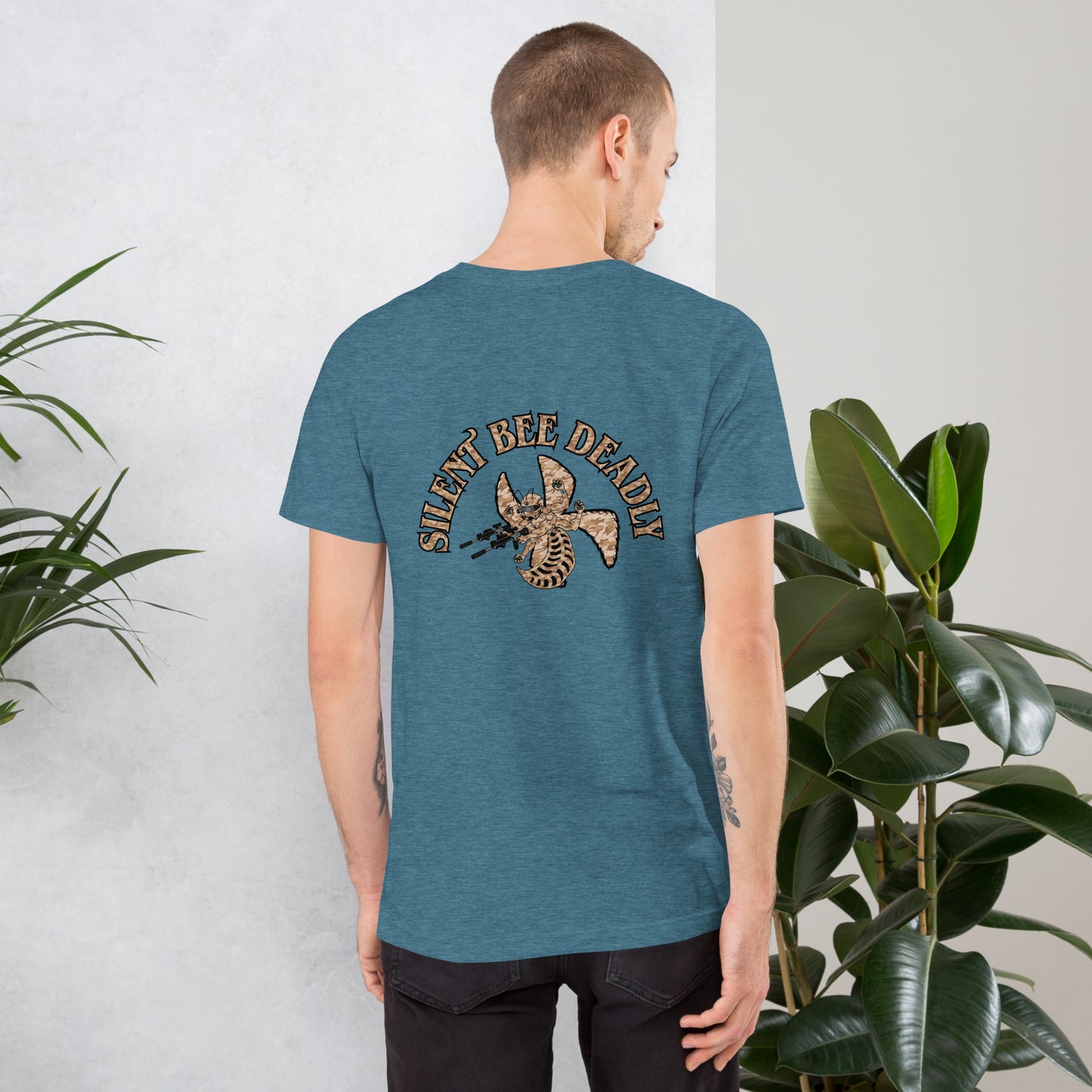 Unisex t-shirt "Silent Bee Deadly" Desert Rat Edition