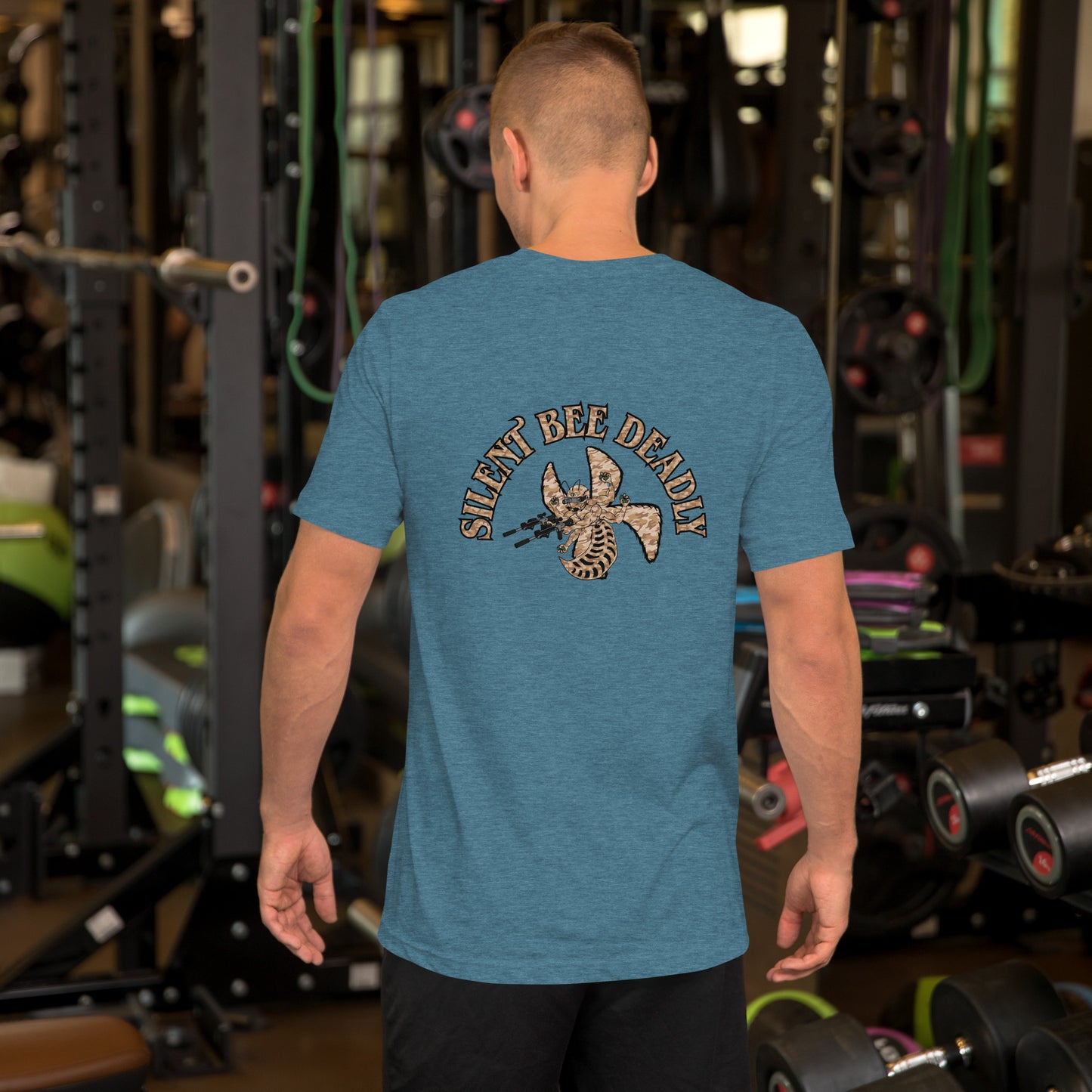Unisex t-shirt "Silent Bee Deadly" Desert Rat Edition