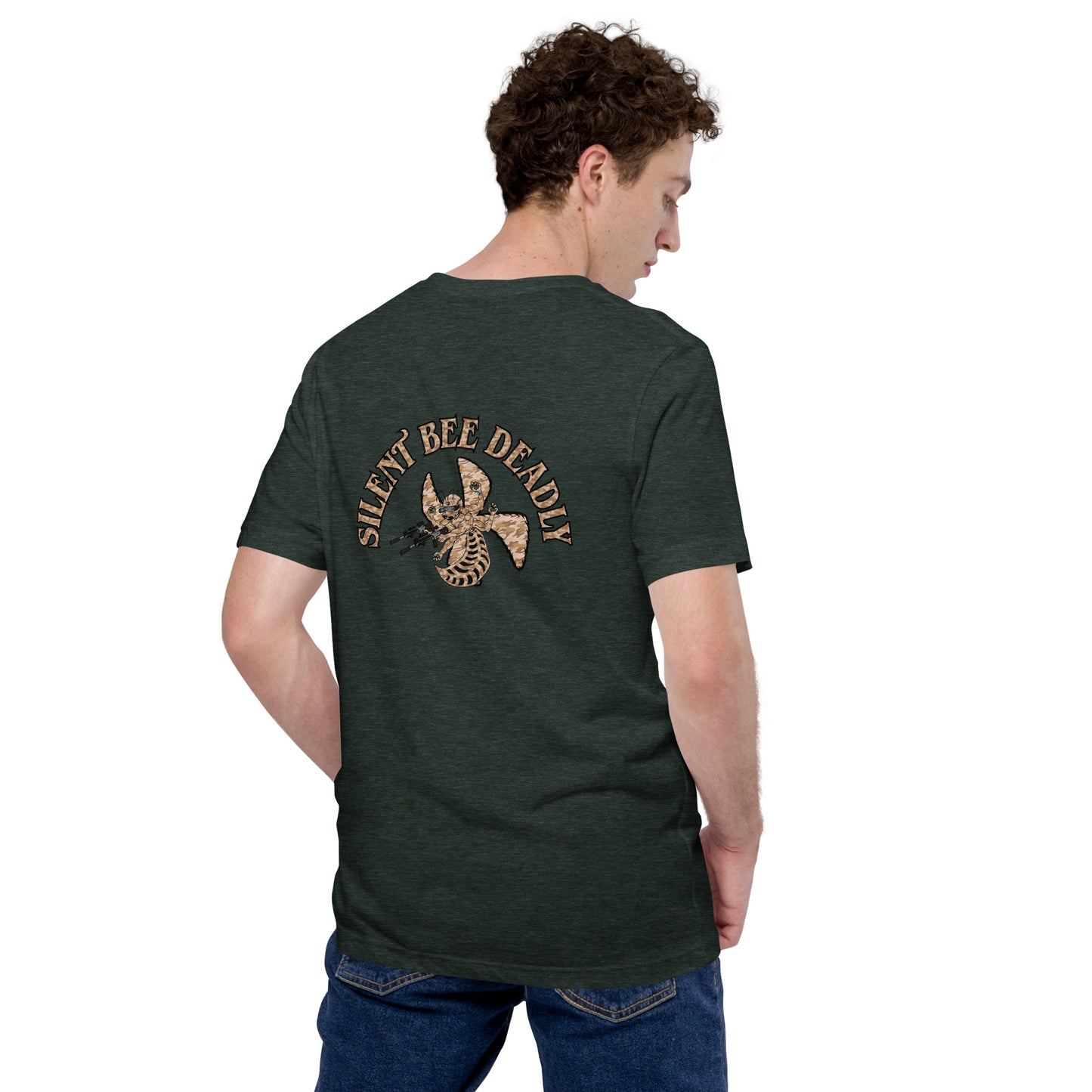 Unisex t-shirt "Silent Bee Deadly" Desert Rat Edition