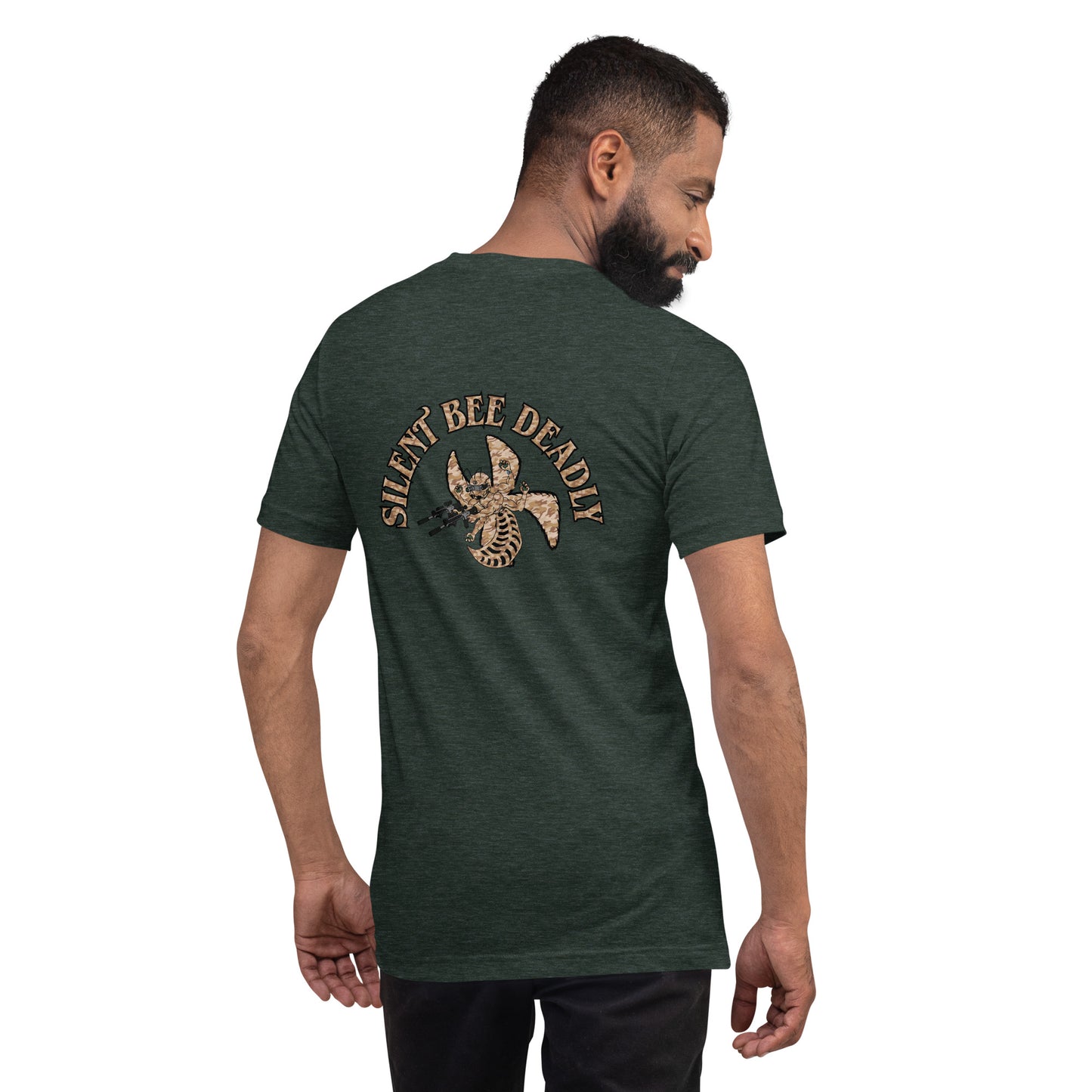 Unisex t-shirt "Silent Bee Deadly" Desert Rat Edition