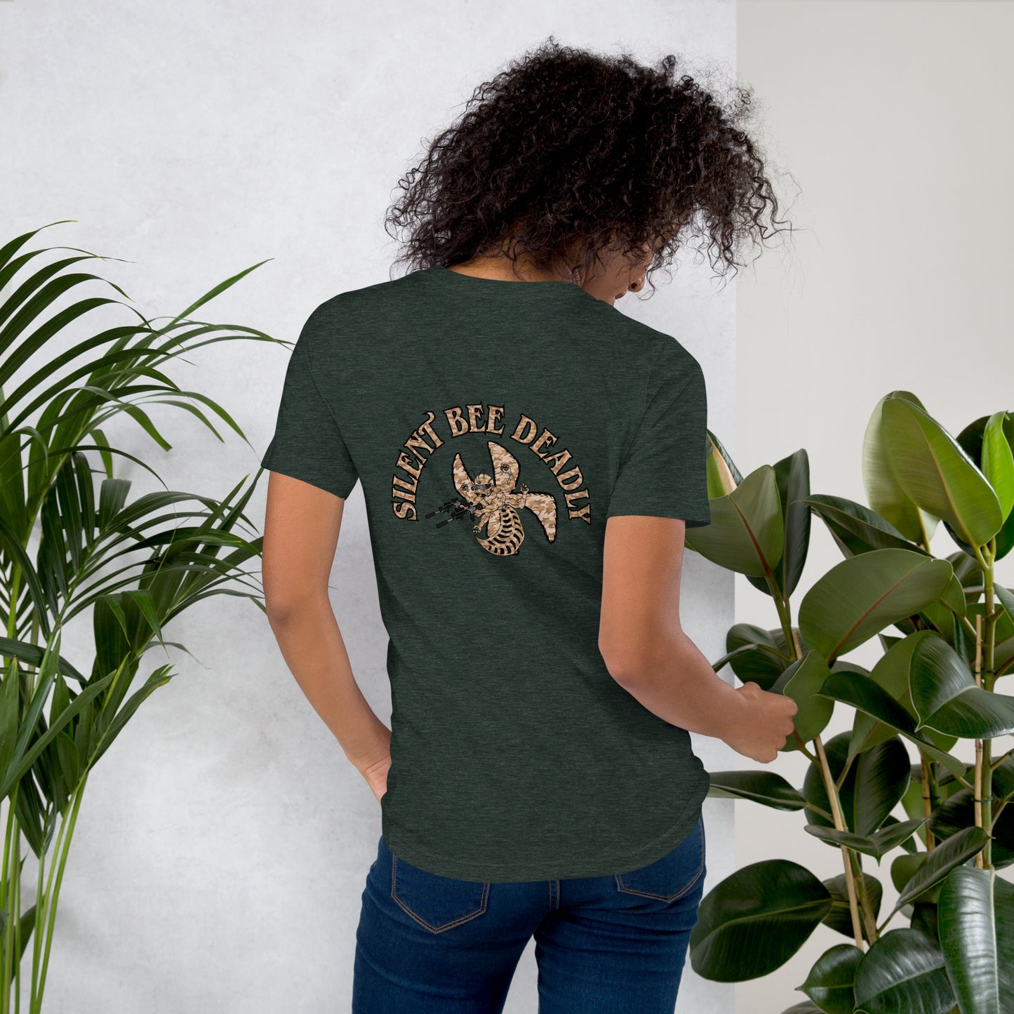 Unisex t-shirt "Silent Bee Deadly" Desert Rat Edition