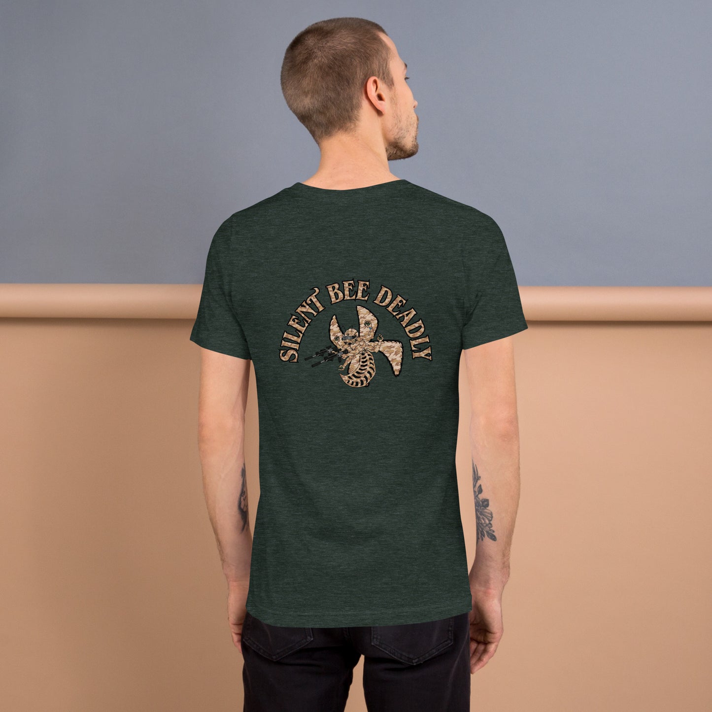 Unisex t-shirt "Silent Bee Deadly" Desert Rat Edition