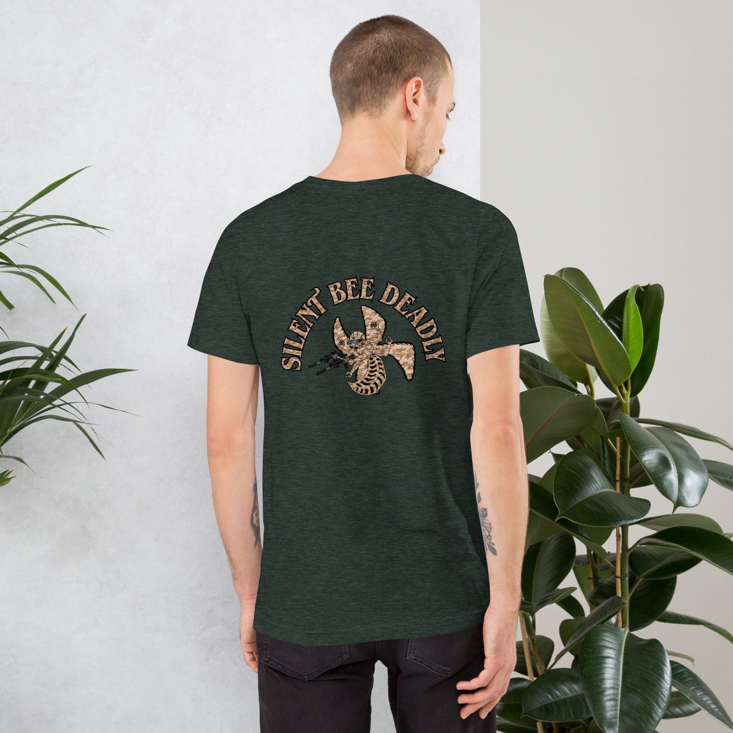Unisex t-shirt "Silent Bee Deadly" Desert Rat Edition