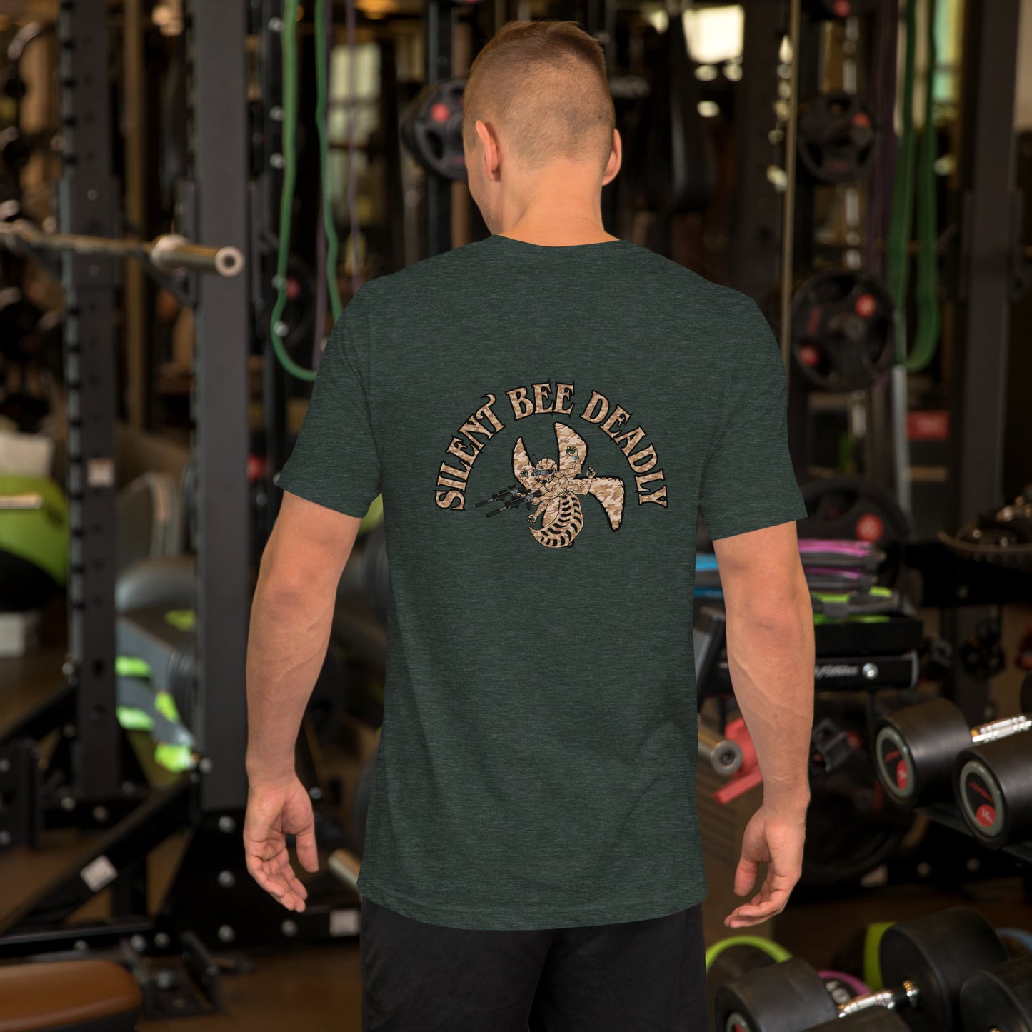 Unisex t-shirt "Silent Bee Deadly" Desert Rat Edition