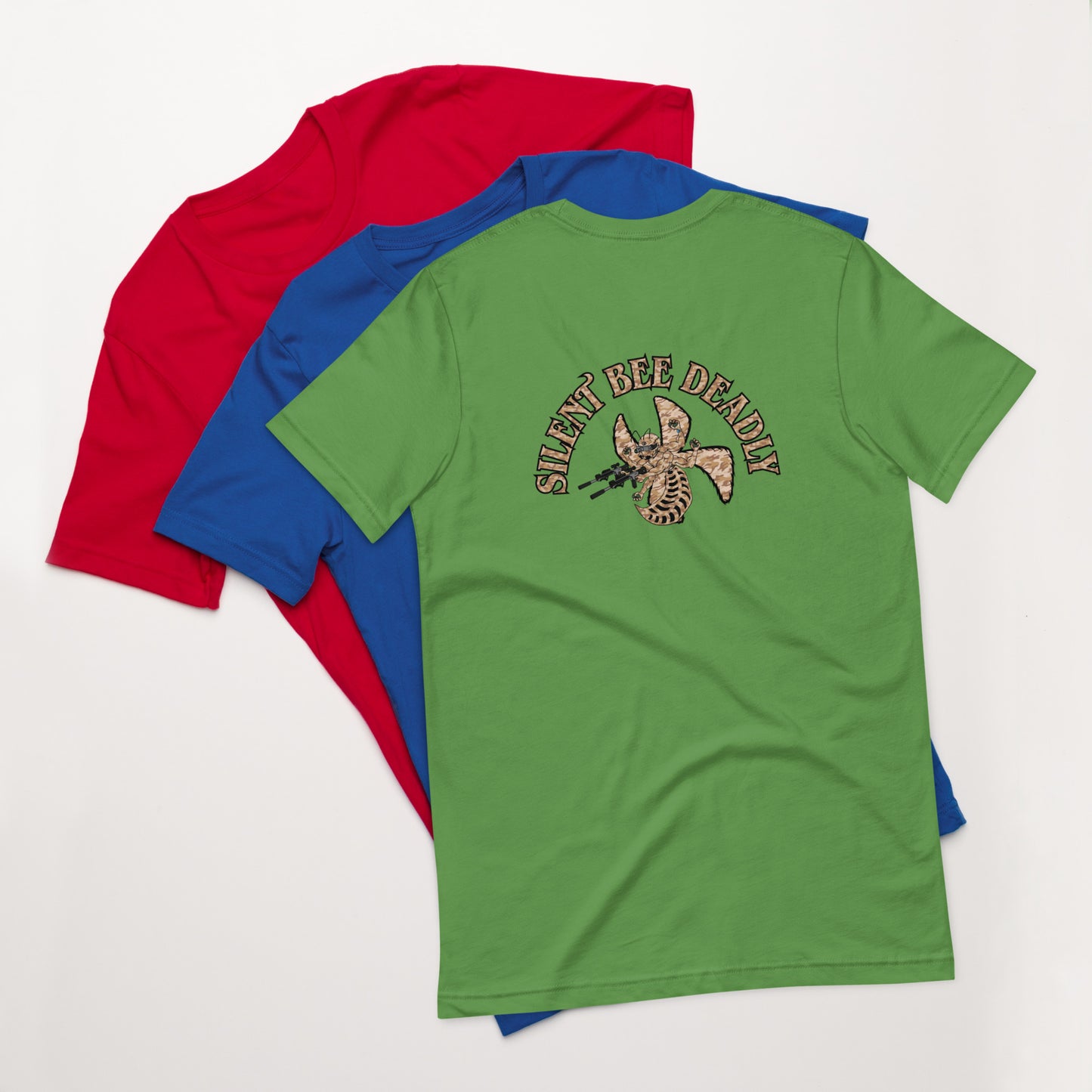 Unisex t-shirt "Silent Bee Deadly" Desert Rat Edition